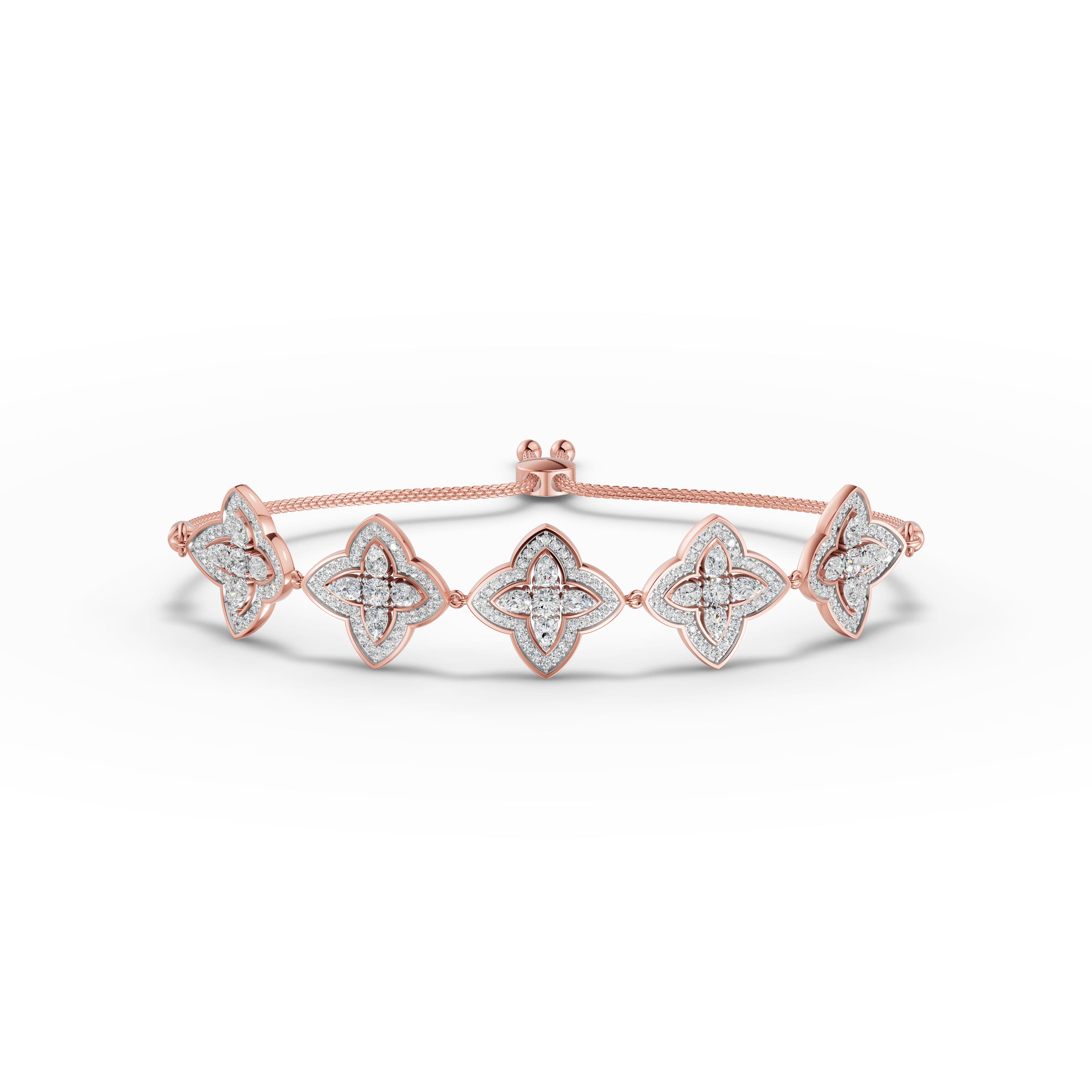 Garland Pear Cluster Bracelet