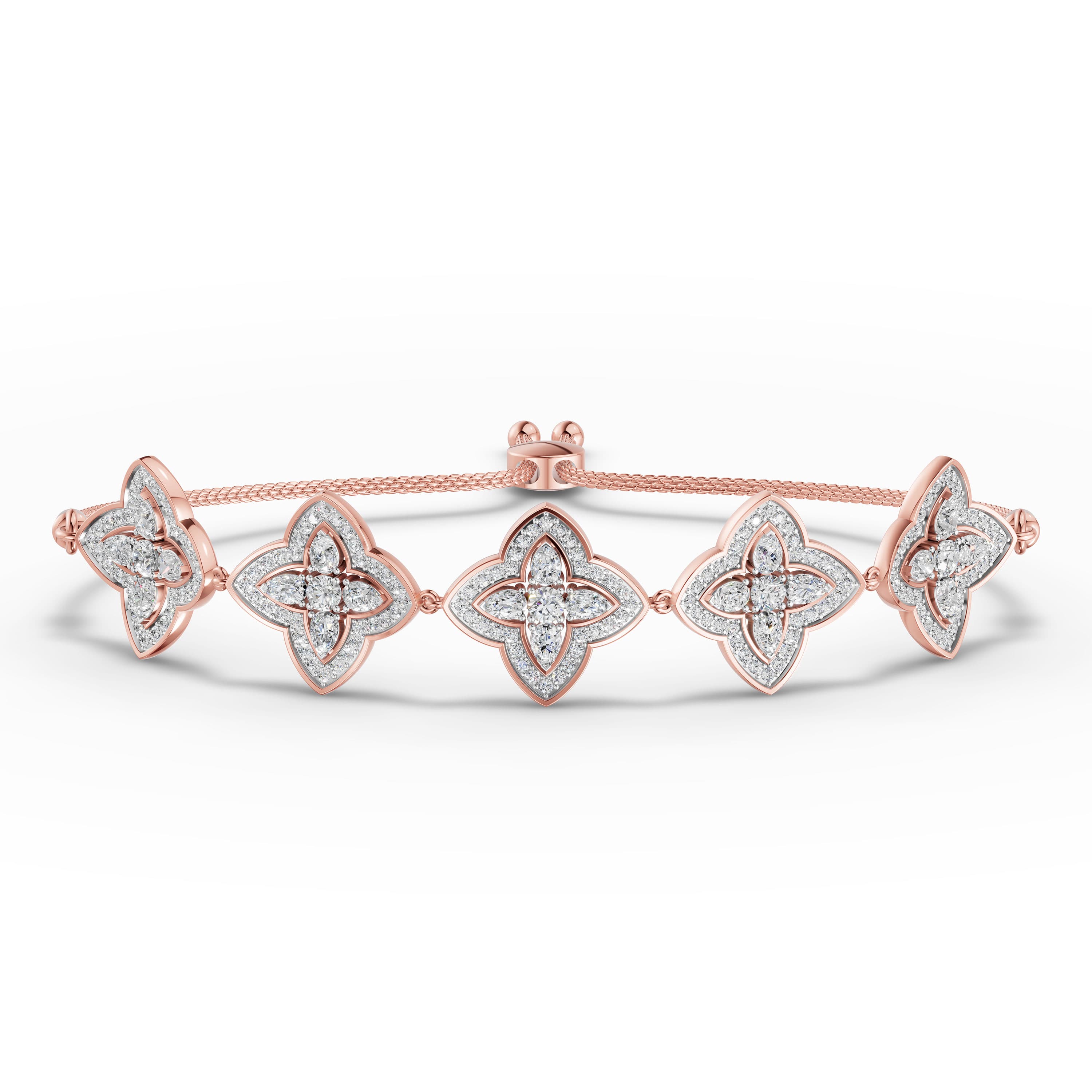 Garland Pear Cluster Bracelet