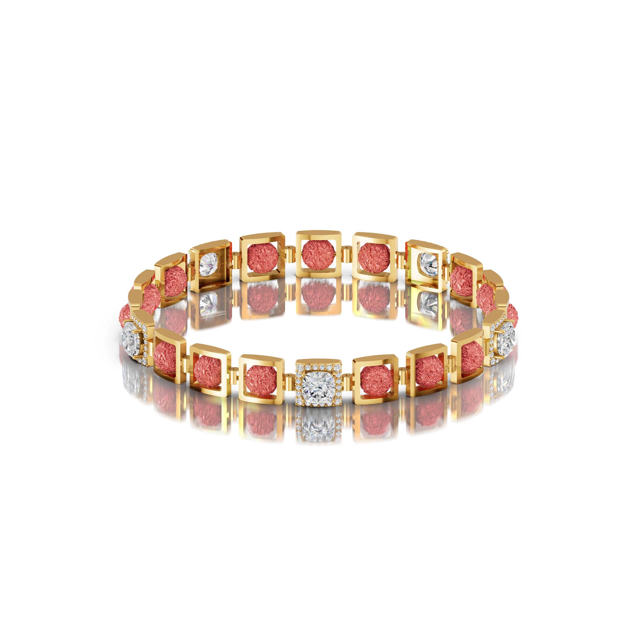 Fiora Cushion Station Bracelet