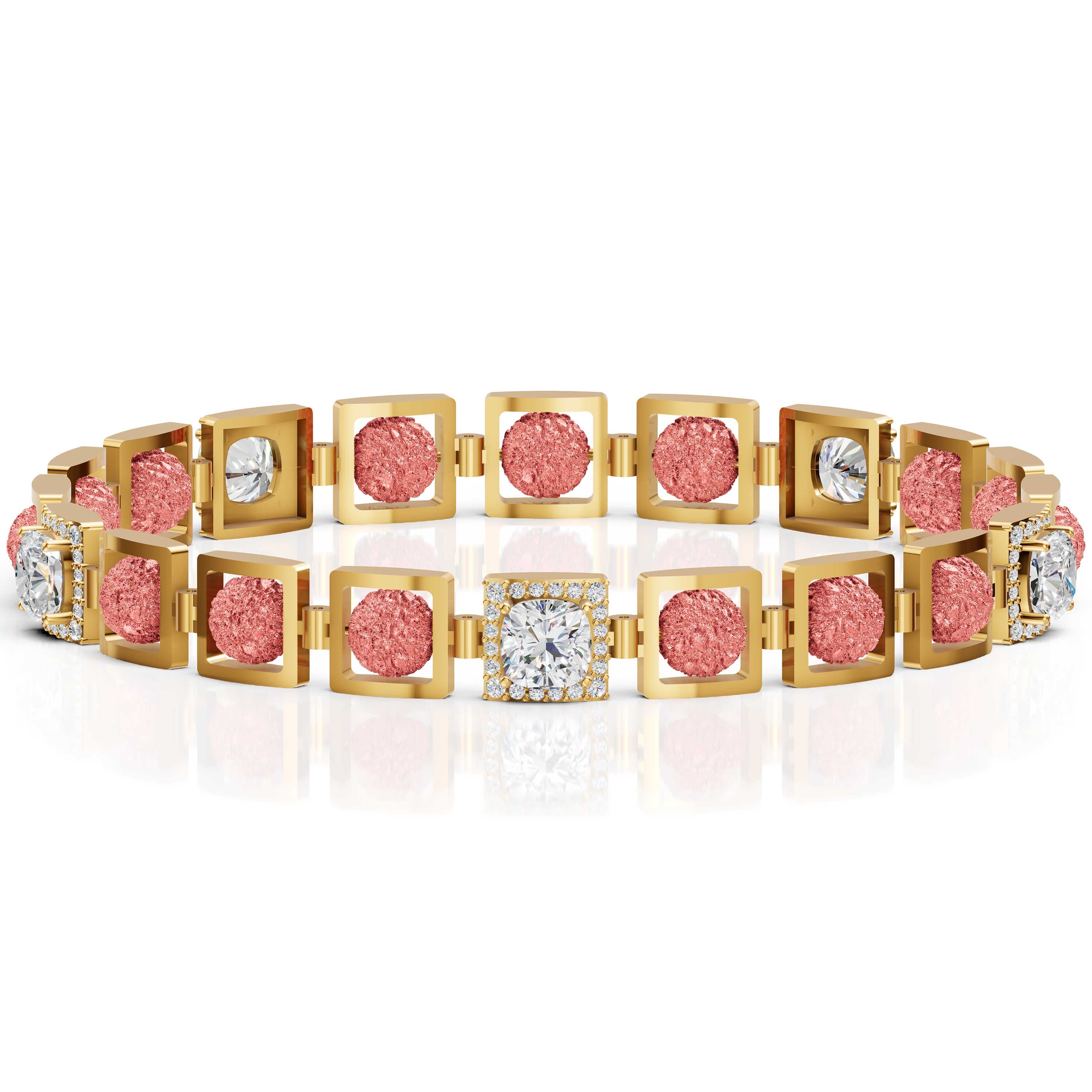 Fiora Cushion Station Bracelet