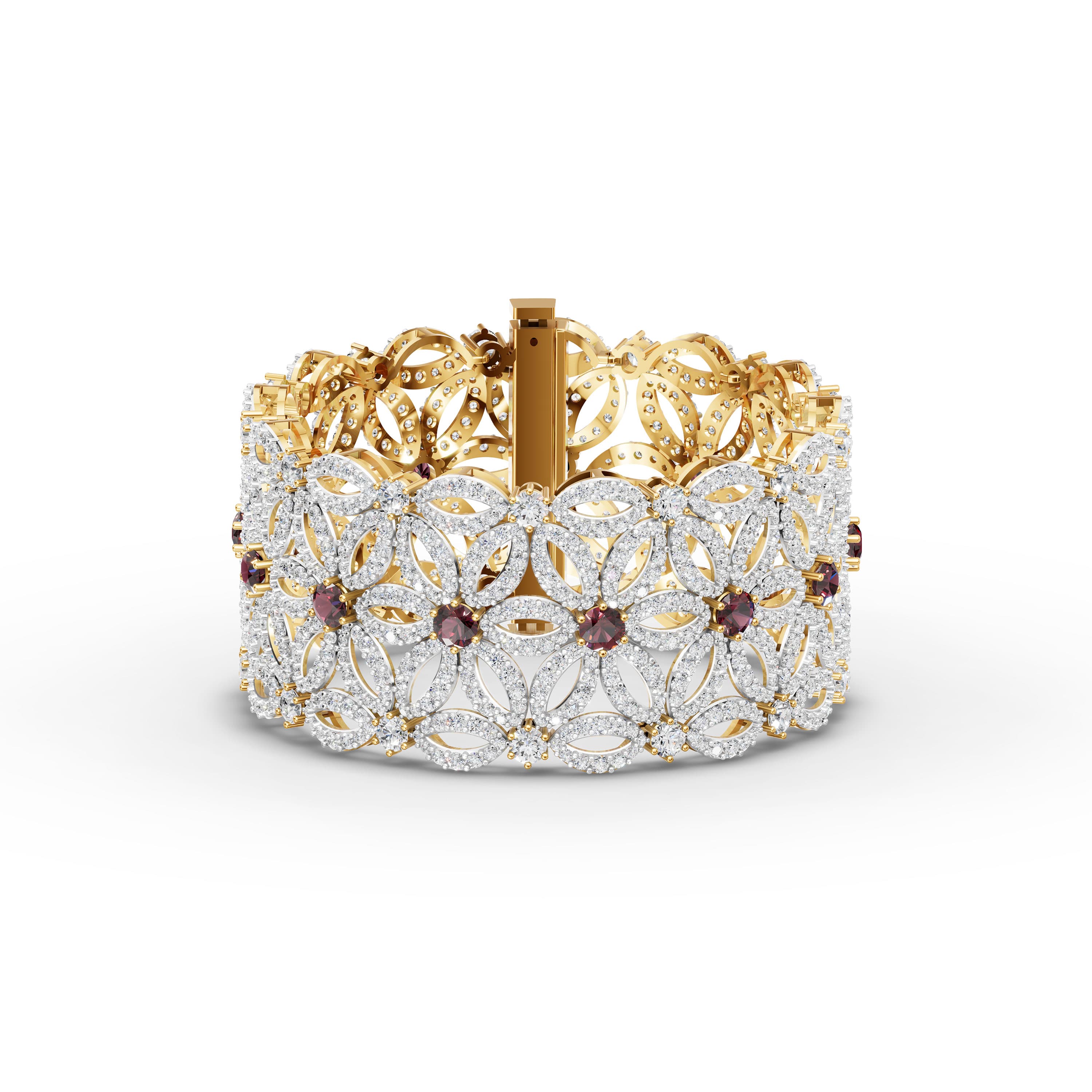 Helena Wide Pave Bracelet