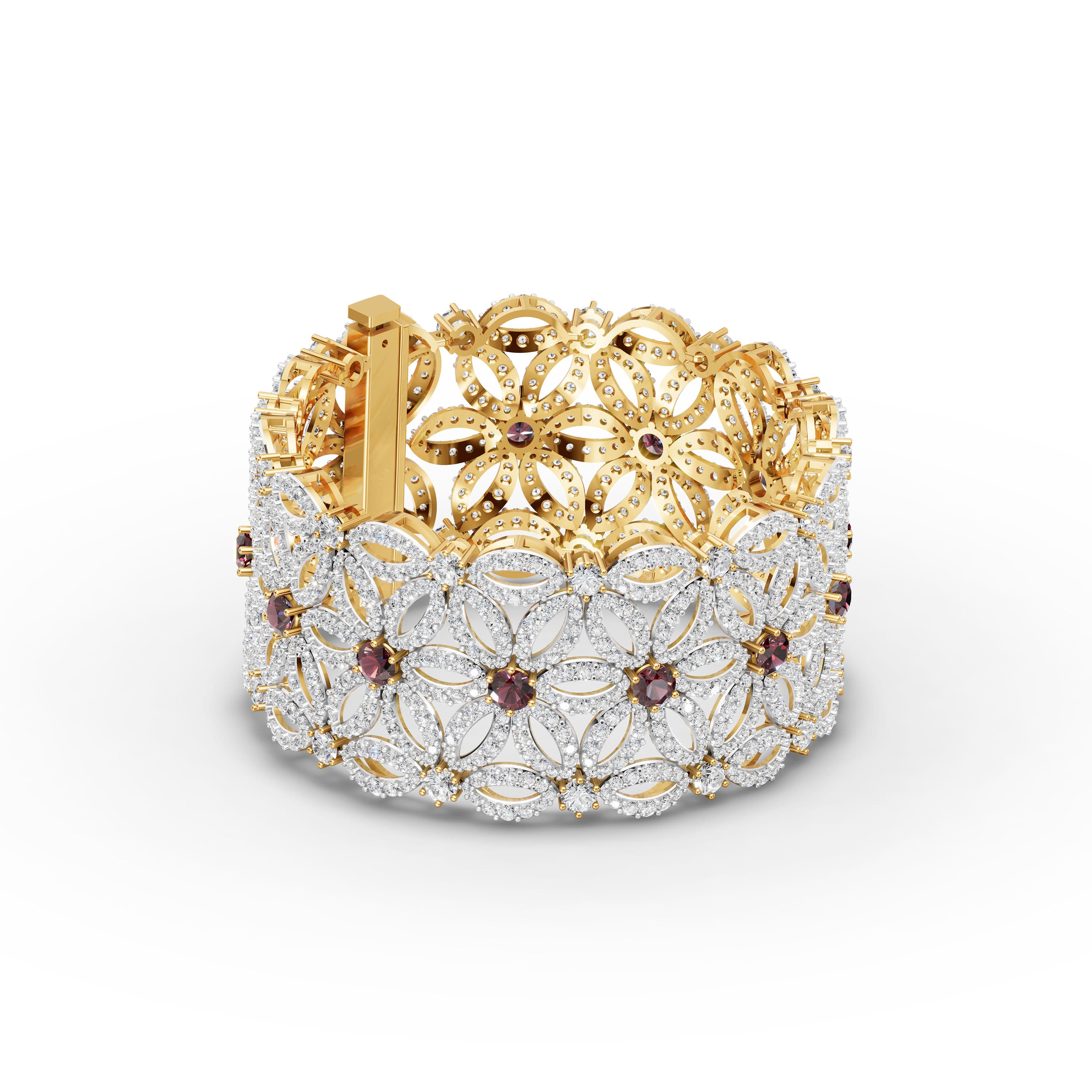 Helena Wide Pave Bracelet