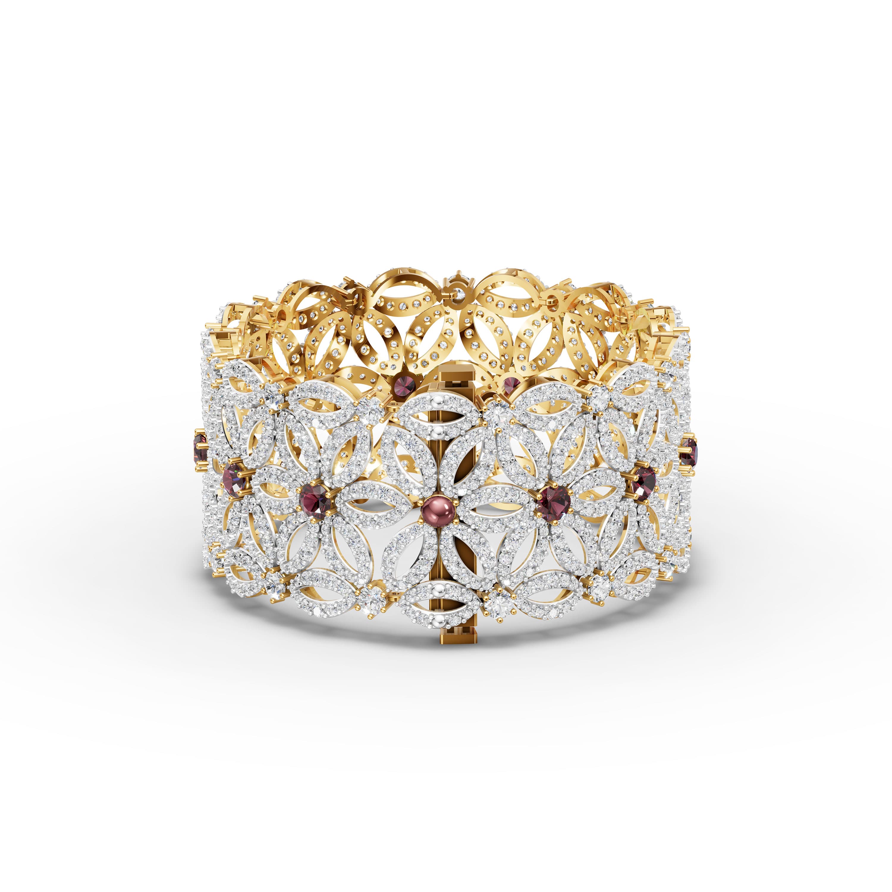 Helena Wide Pave Bracelet