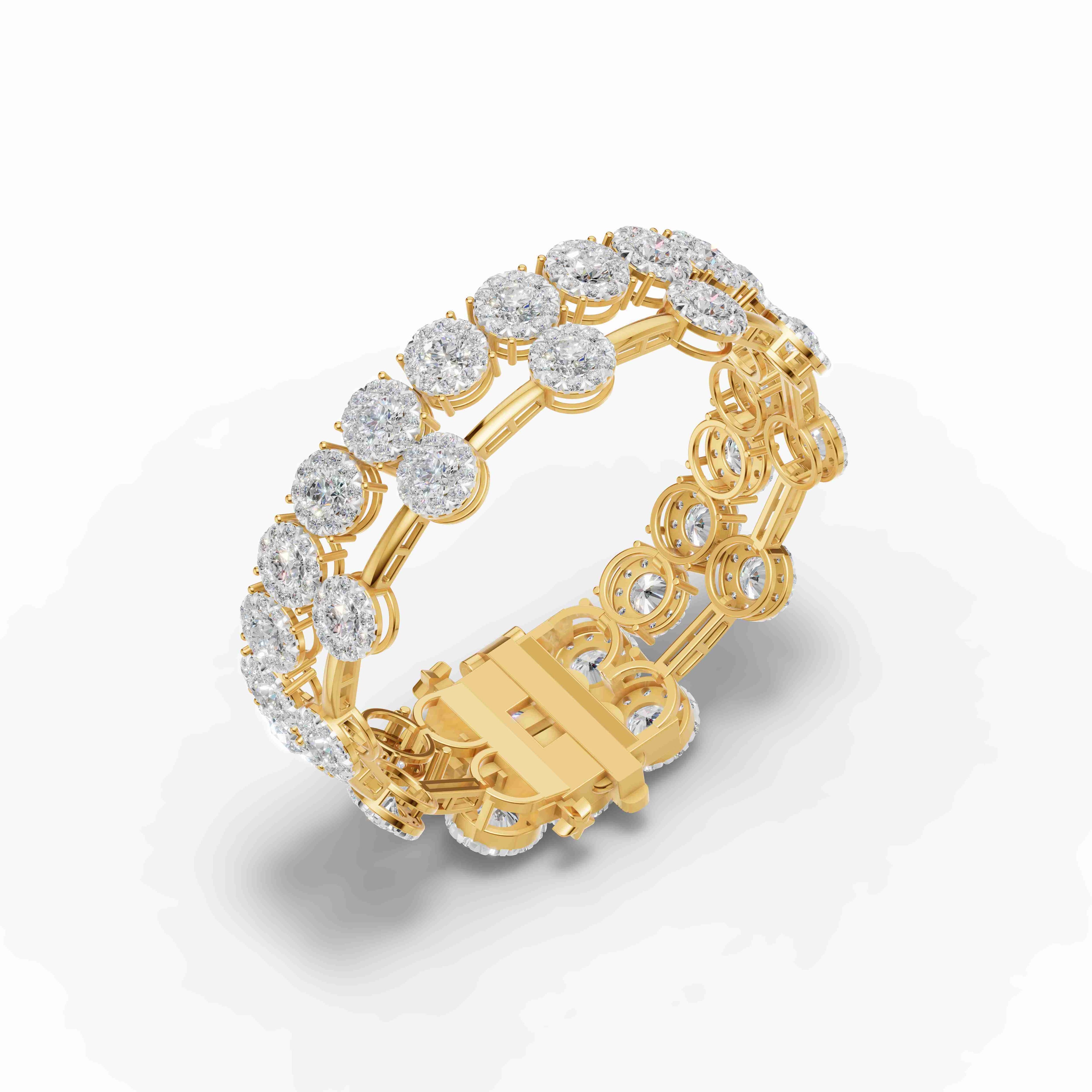 Frost Round Pave Bracelet