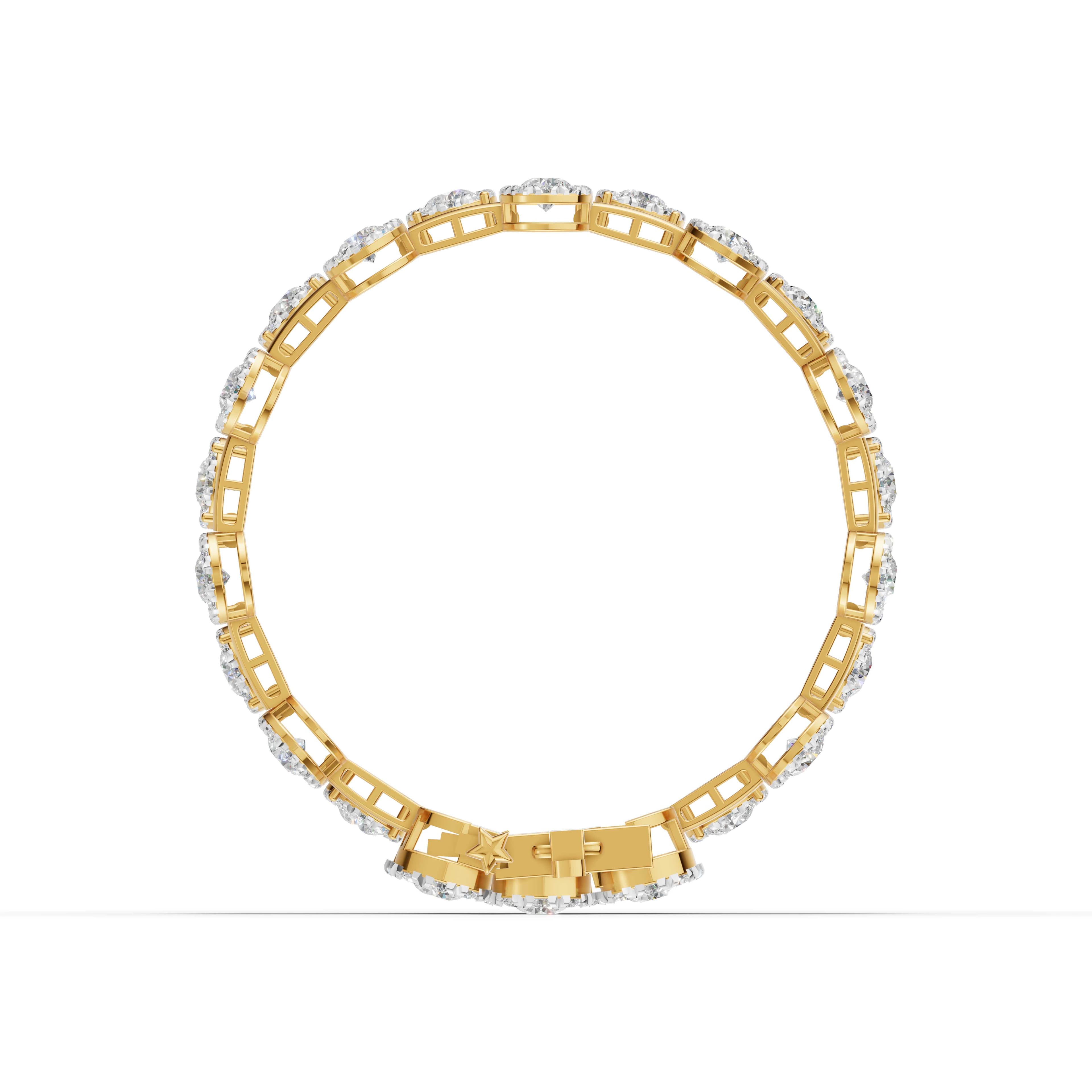 Frost Round Pave Bracelet