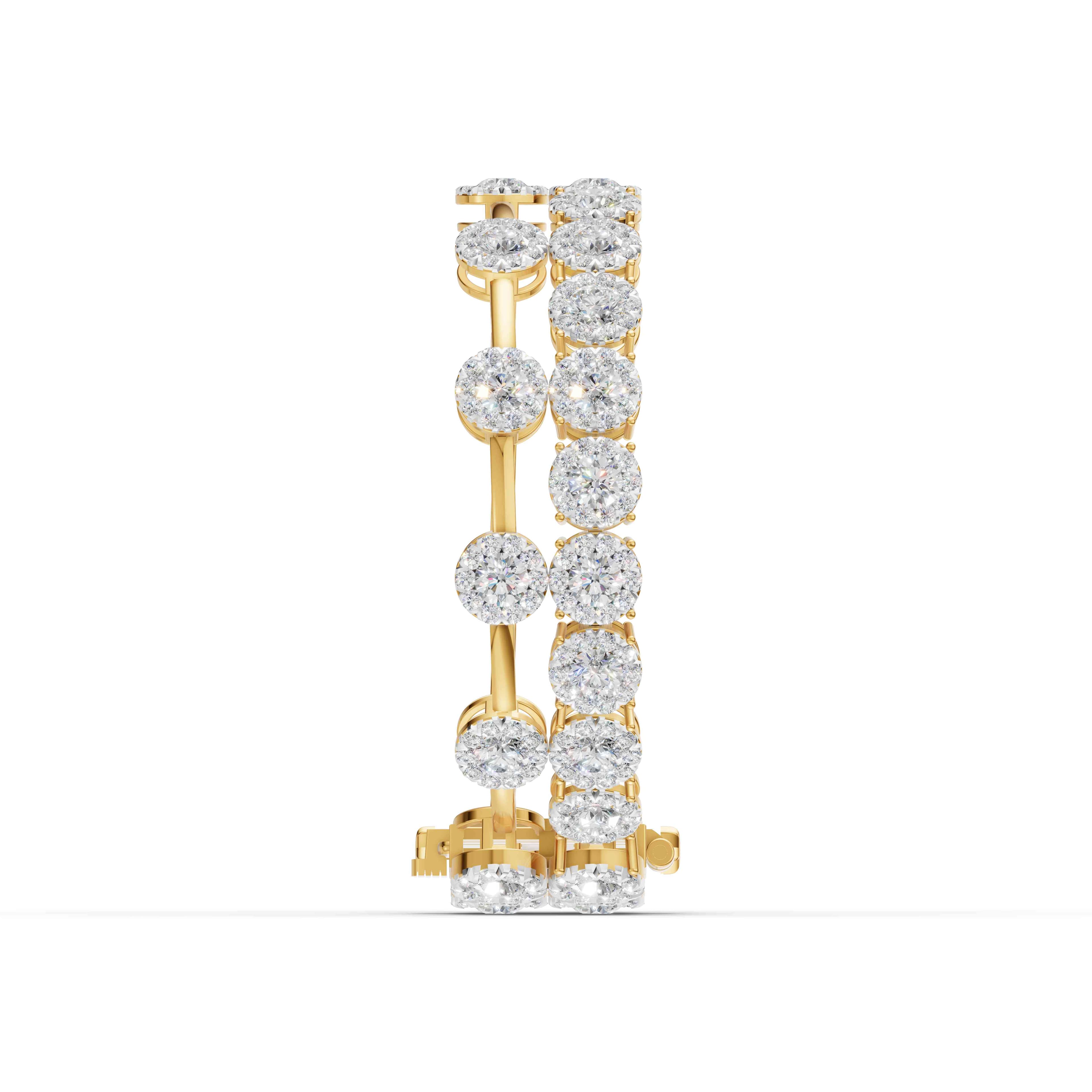 Frost Round Pave Bracelet