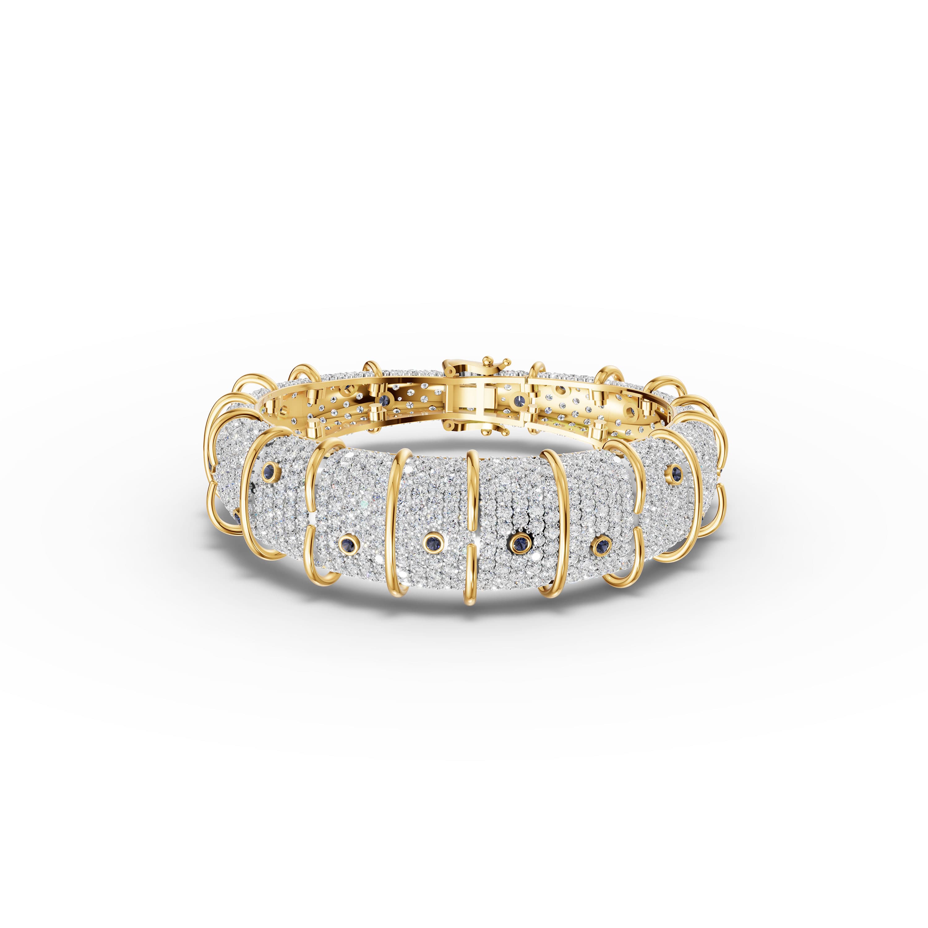 Pervenche Pave Wrap Bracelet