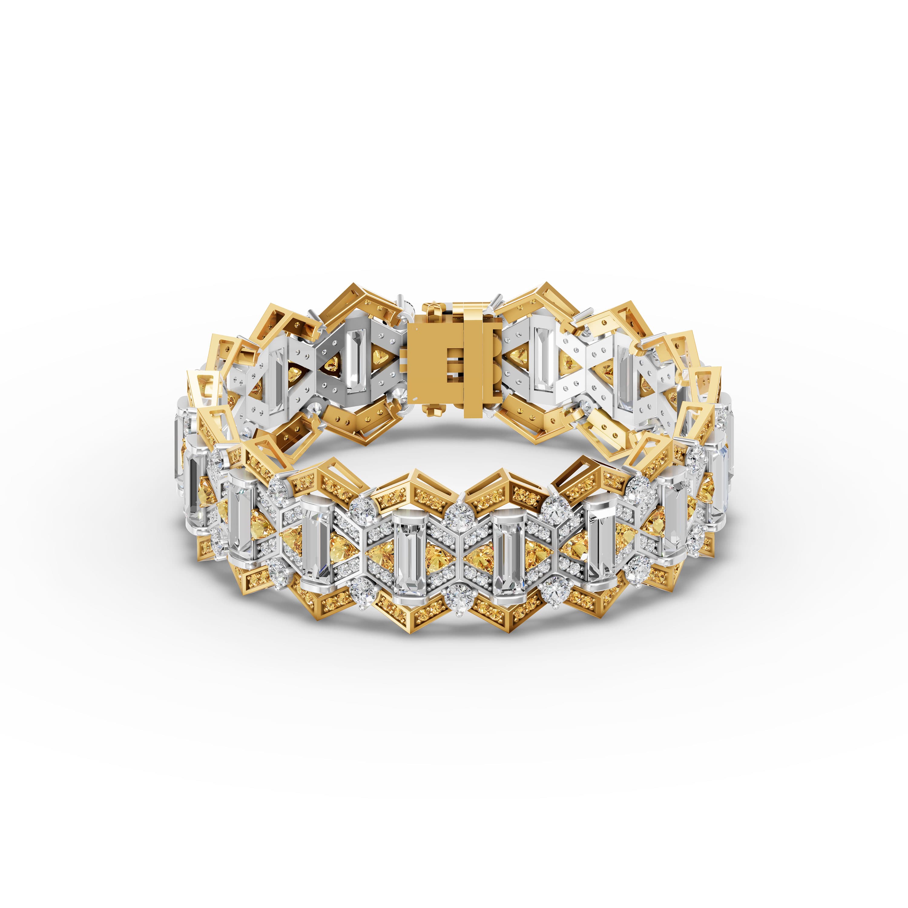 Pernille Baguette Link Bracelet