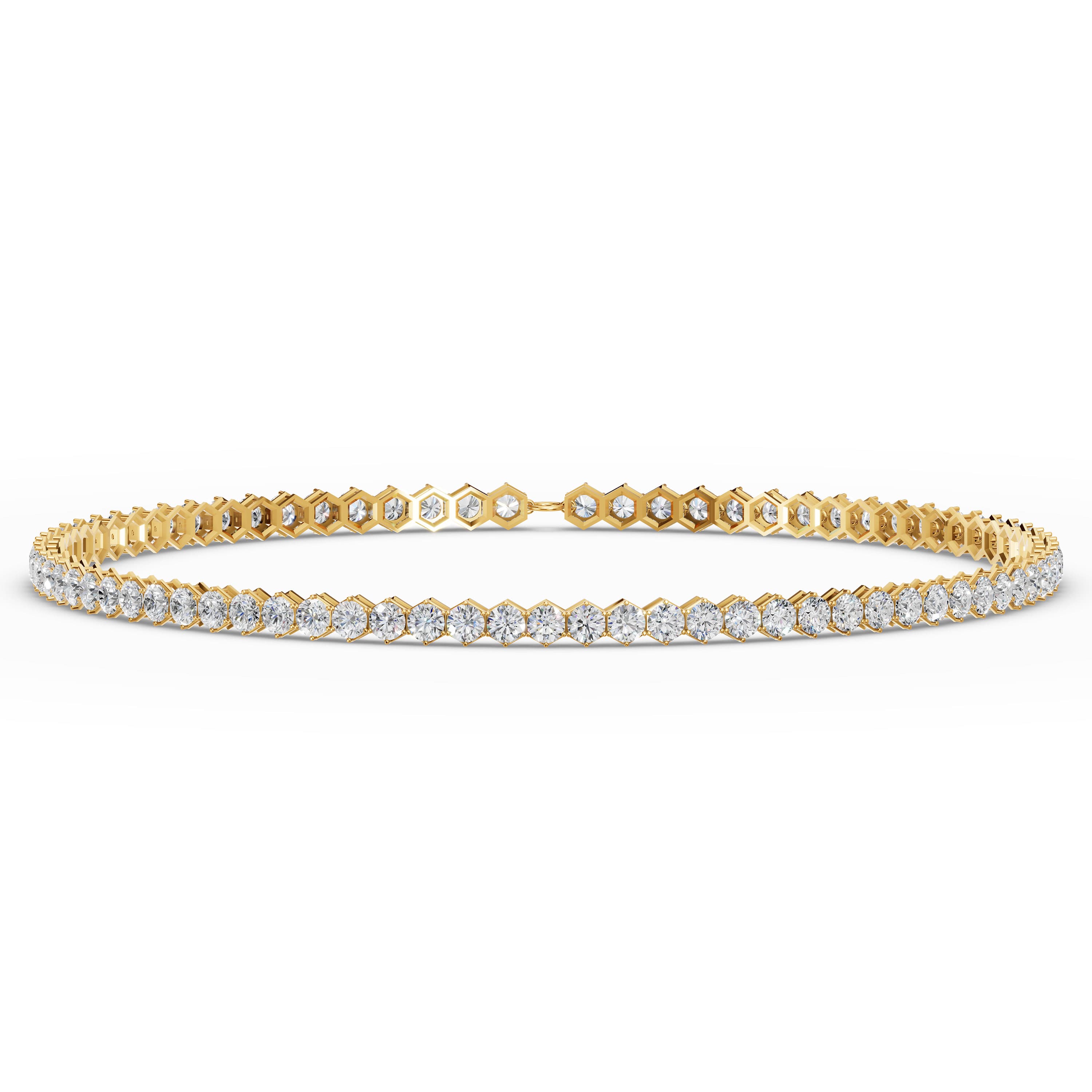 Seraine Hexagon Tennis Bracelet