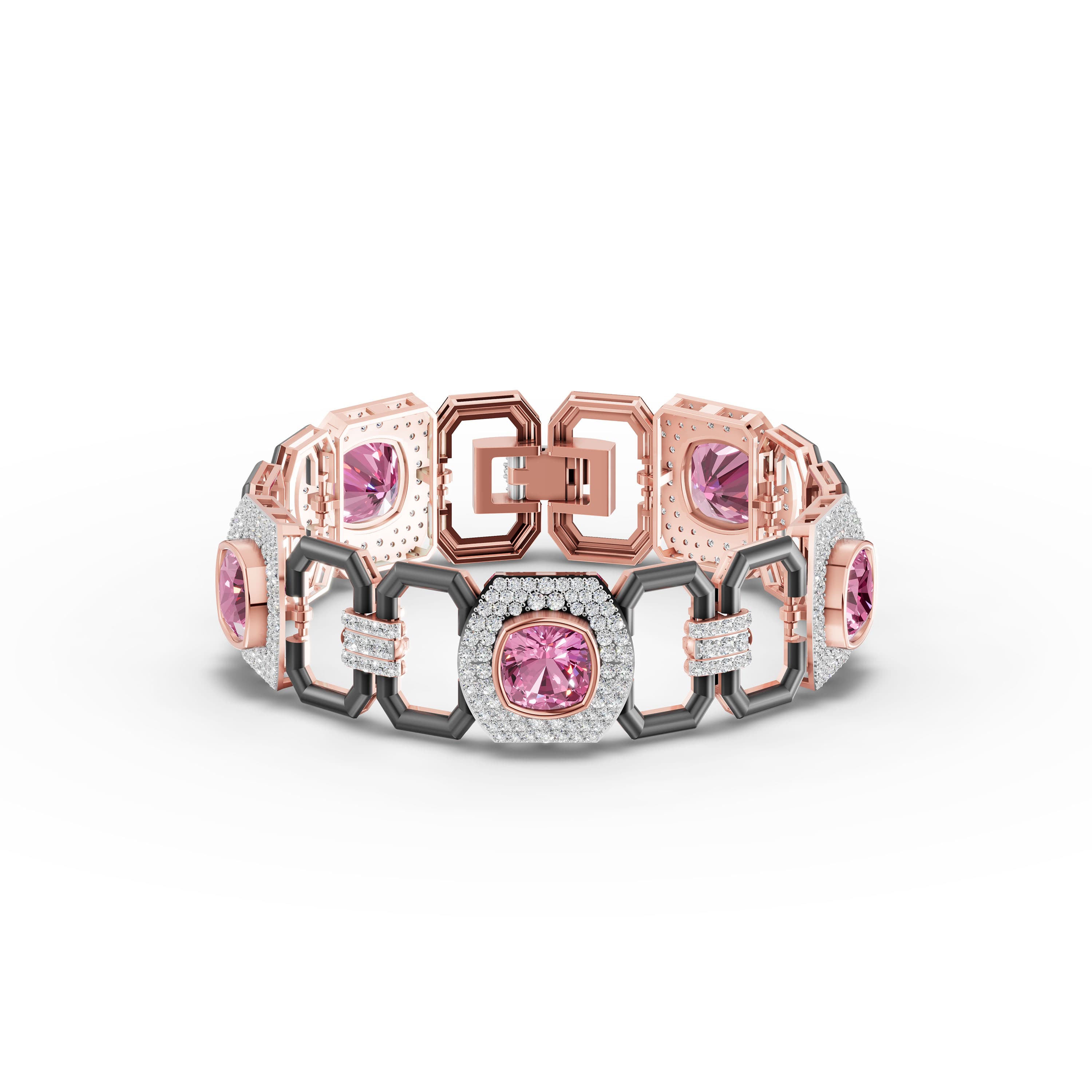 Sylvaine Octagon Link Bracelet