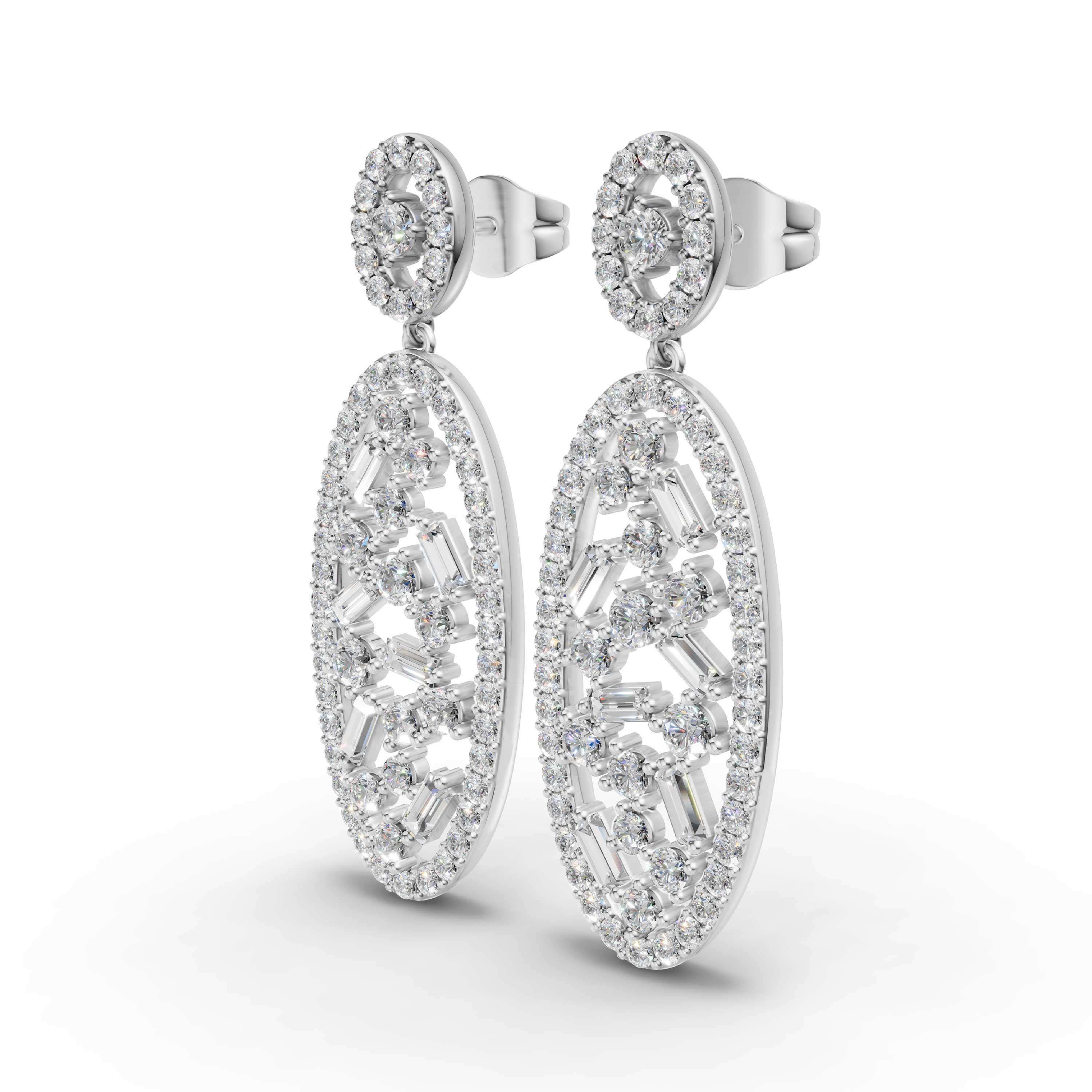 Trill Baguette Drop Earrings