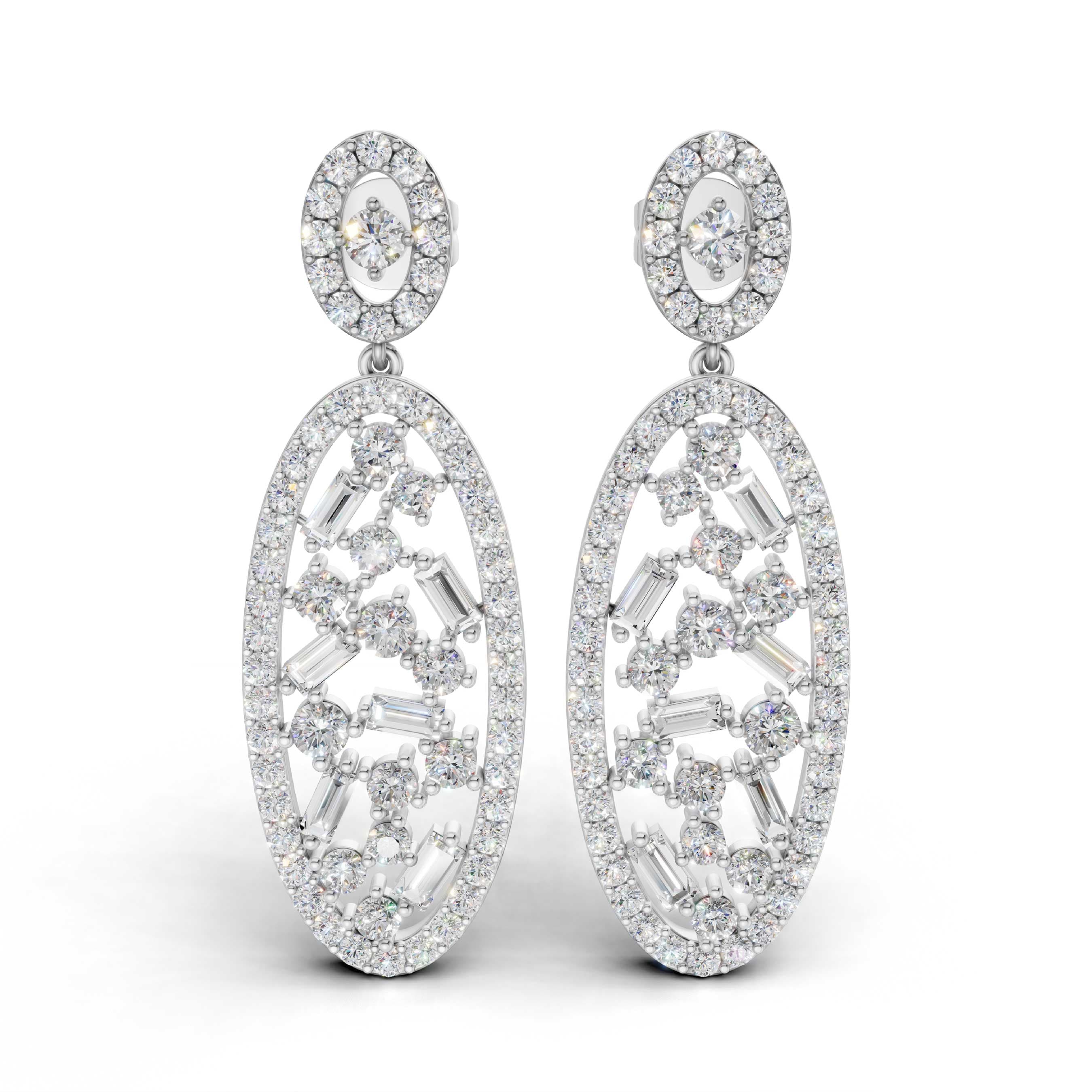 Trill Baguette Drop Earrings