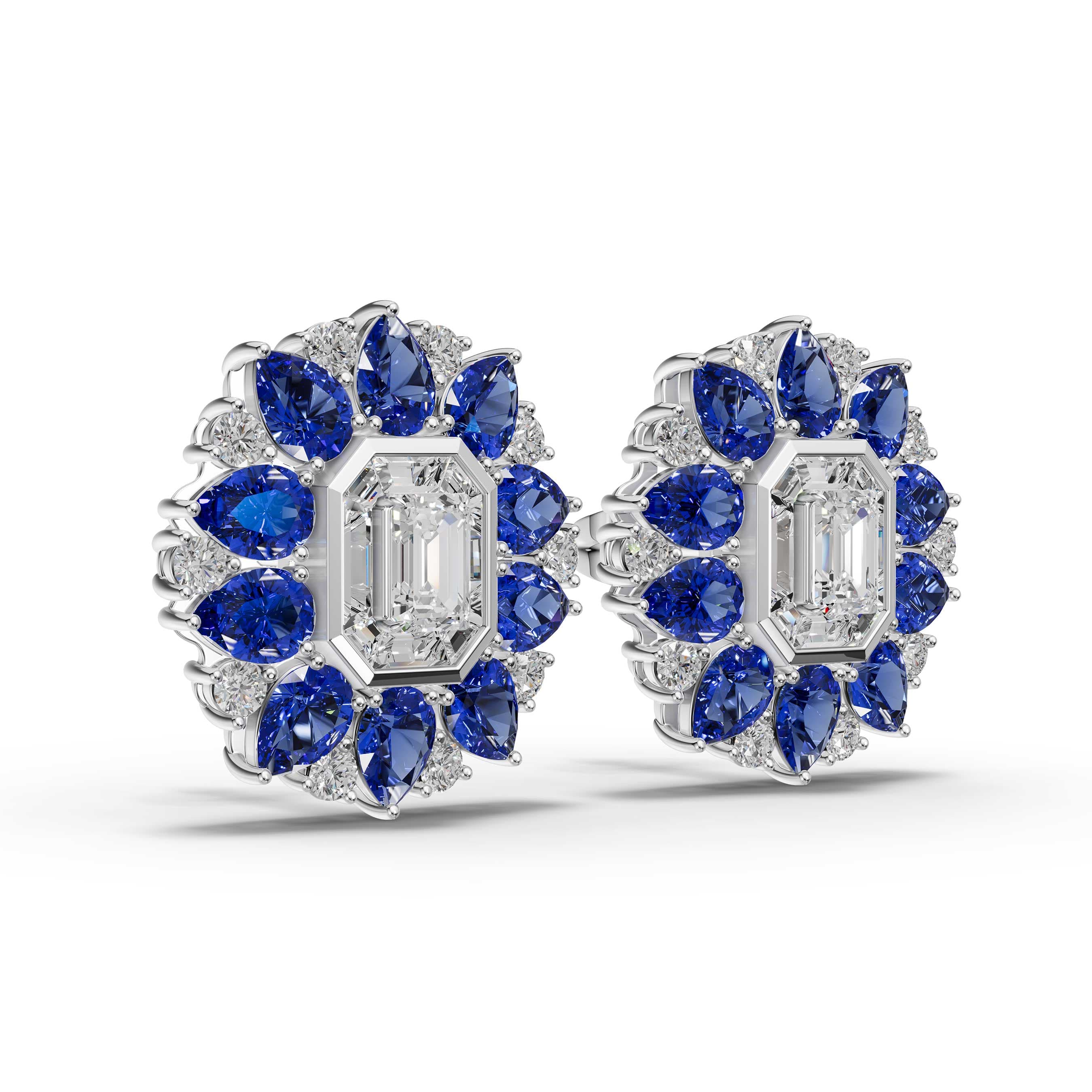 Voile Sapphire Earrings