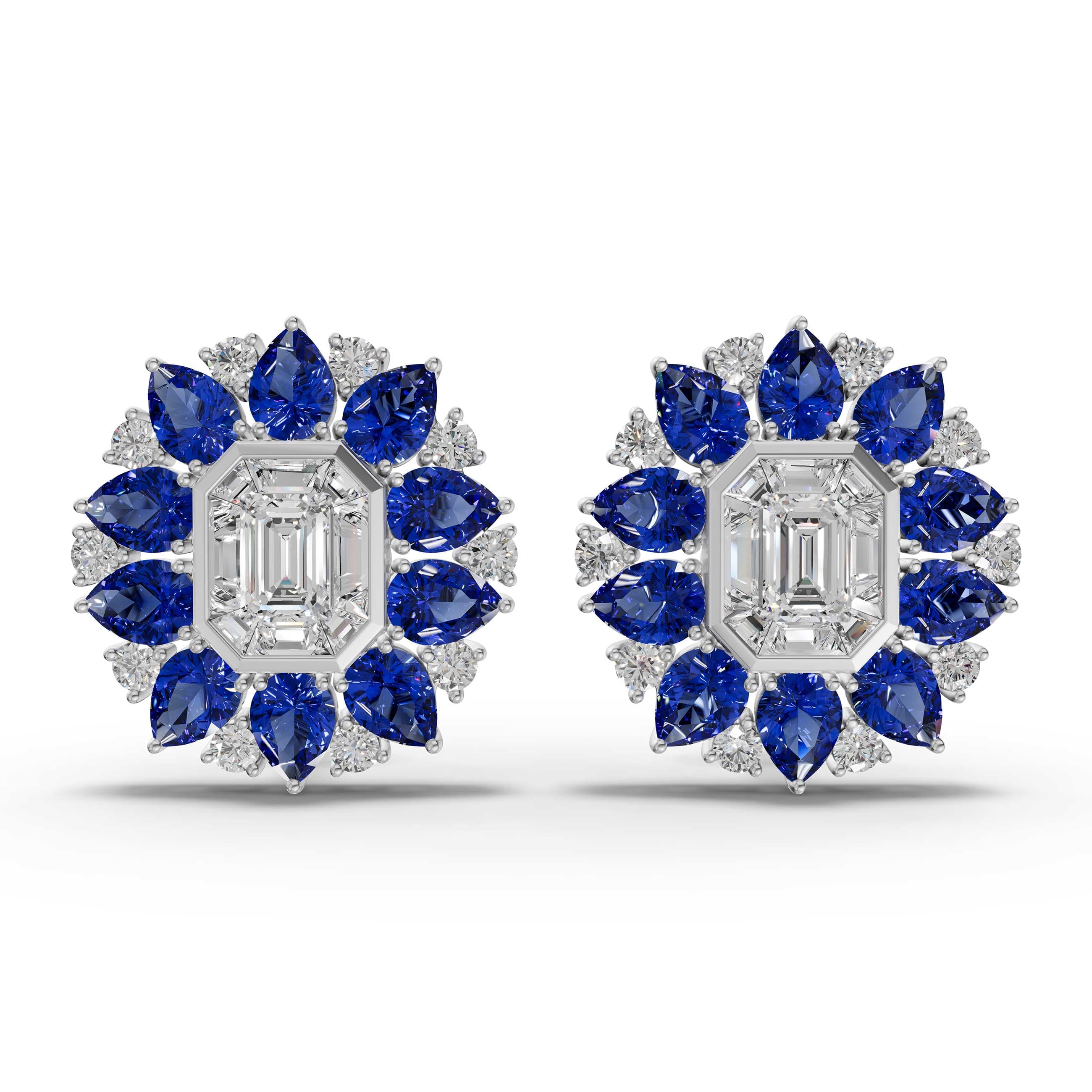 Voile Sapphire Earrings