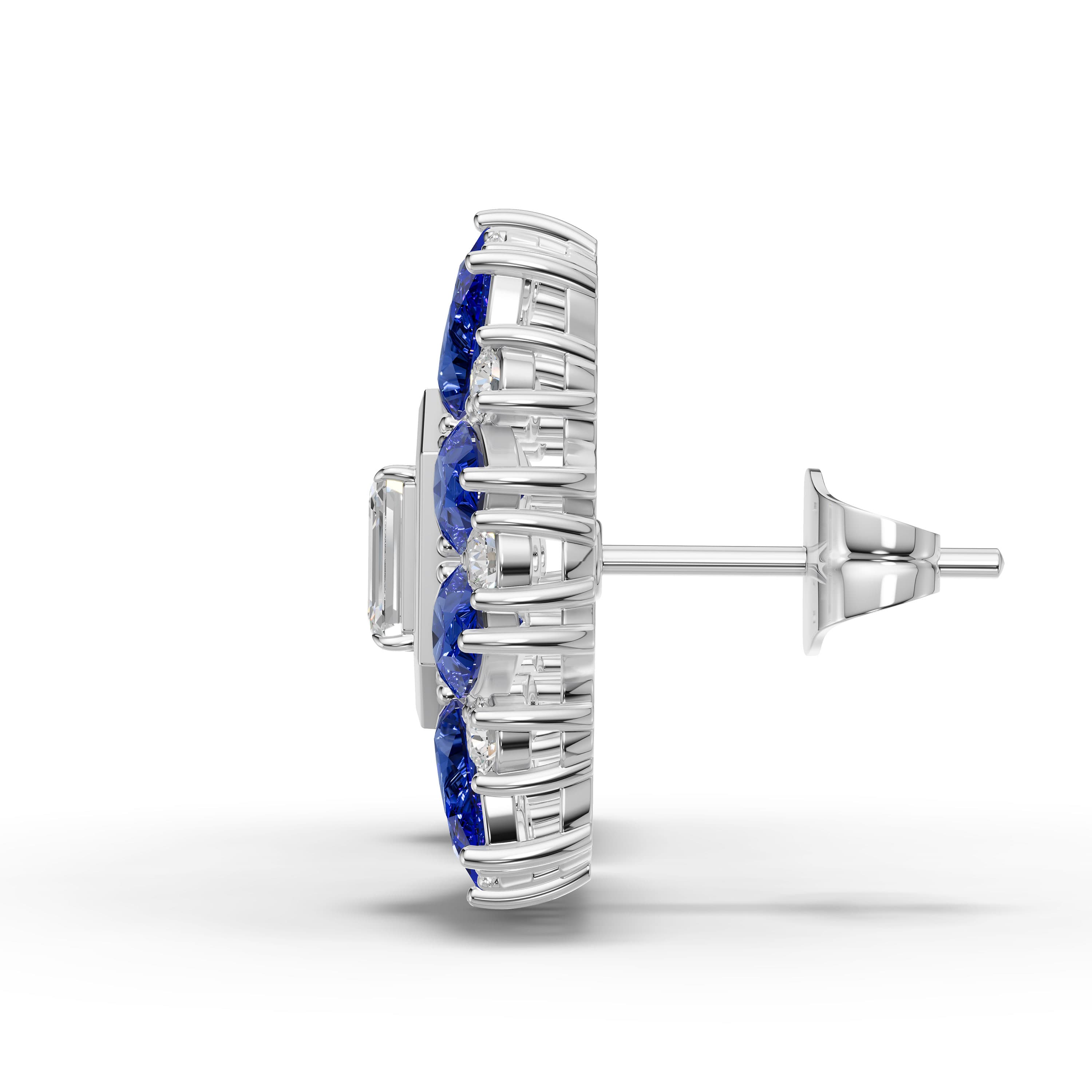 Voile Sapphire Earrings