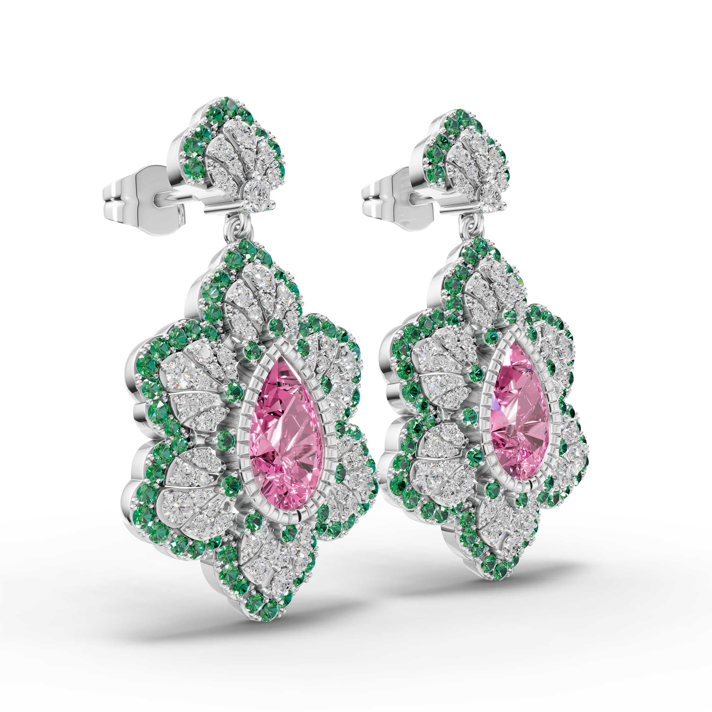 Aubade Emerald Drop Earrings