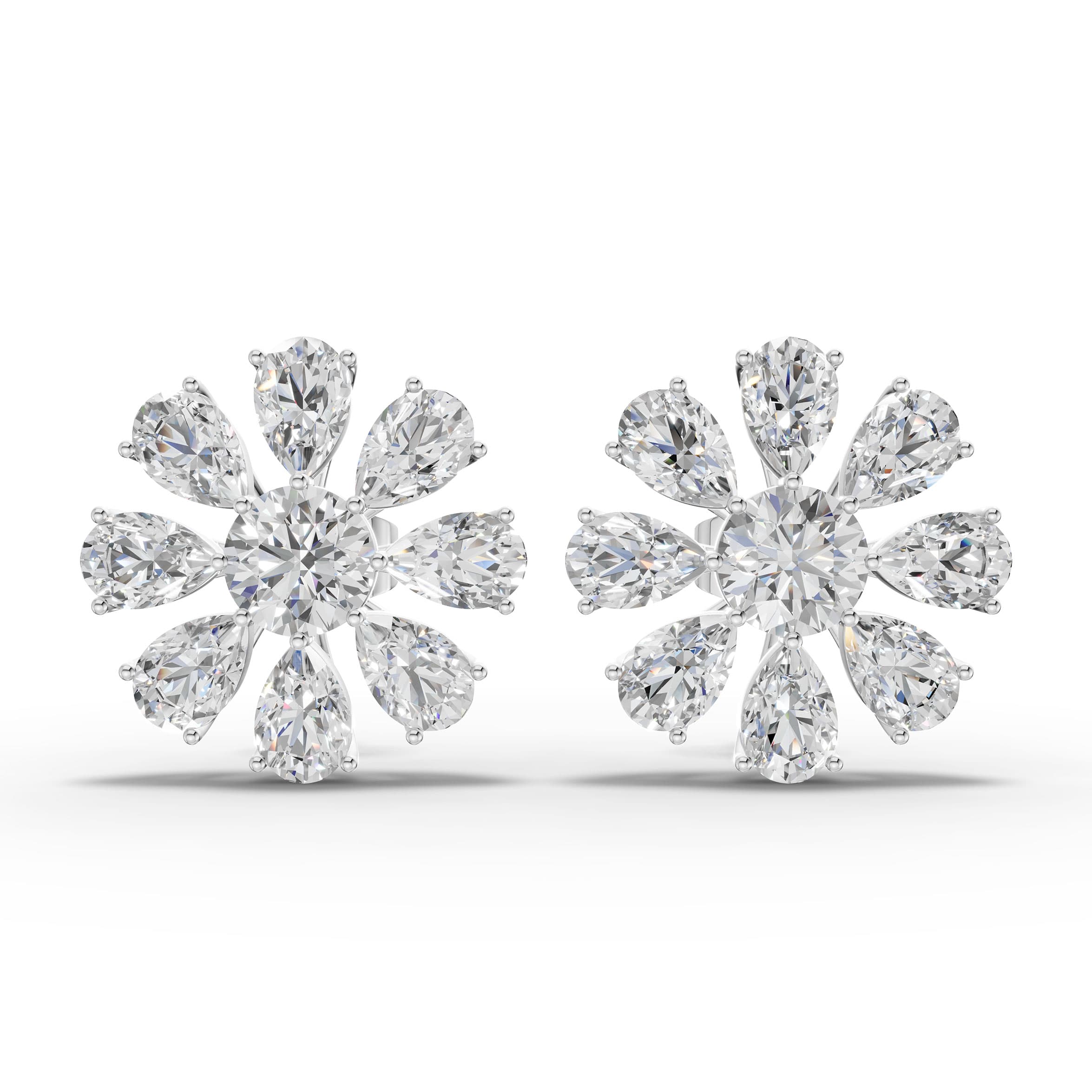Spotlight Round Cluster Earrings