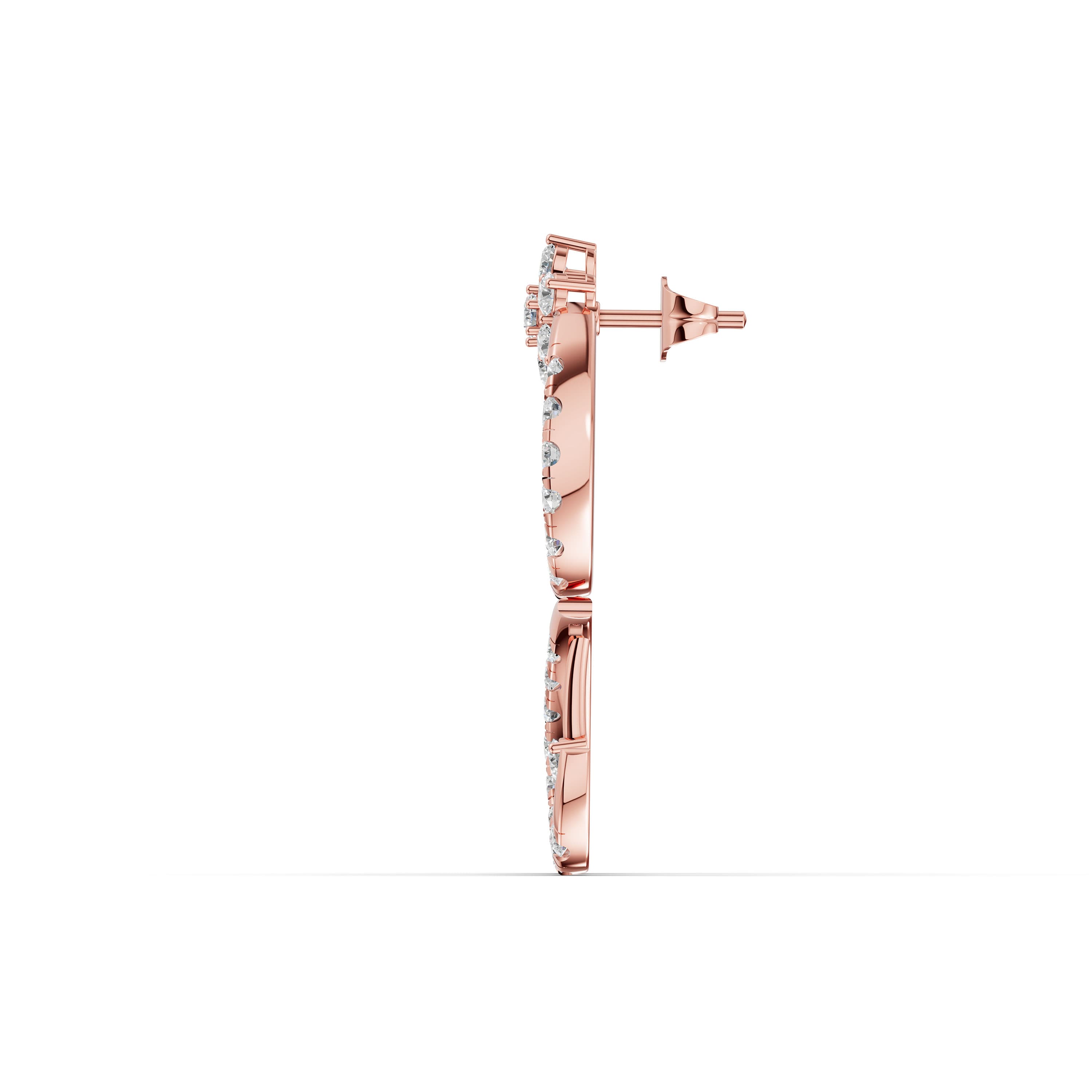 Tandem Round Drop Earrings