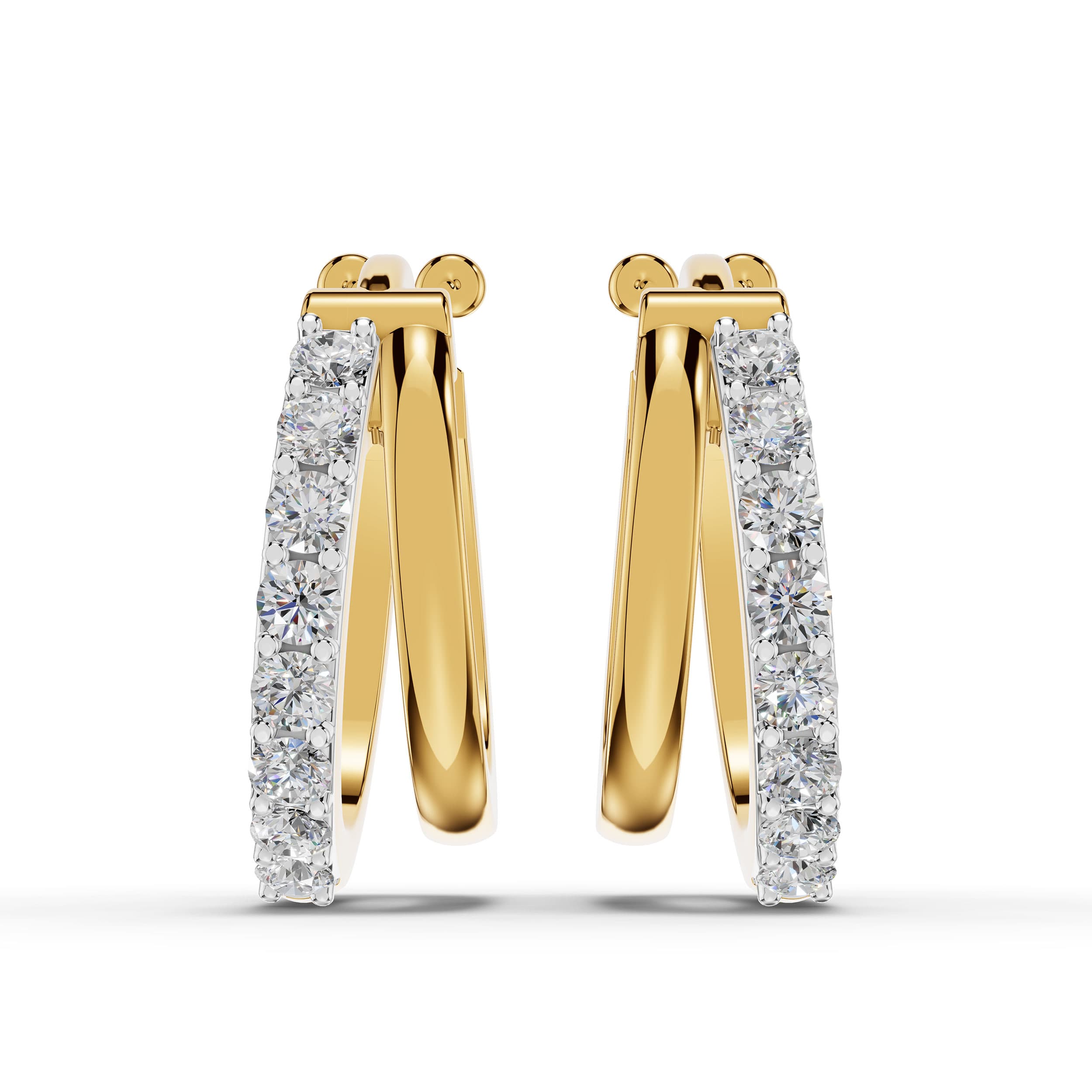 Murmur Round Cluster Earrings