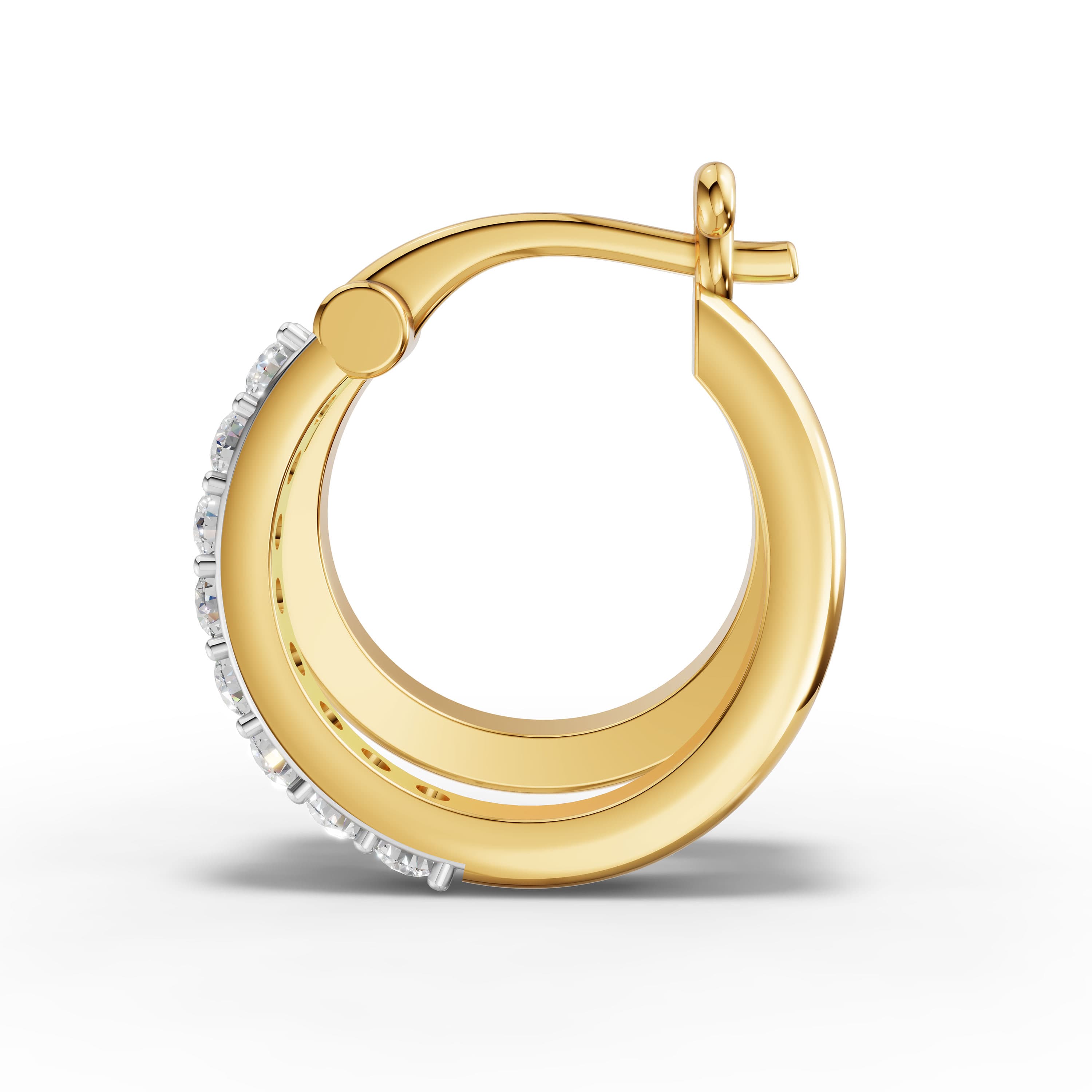 Murmur Round Cluster Earrings