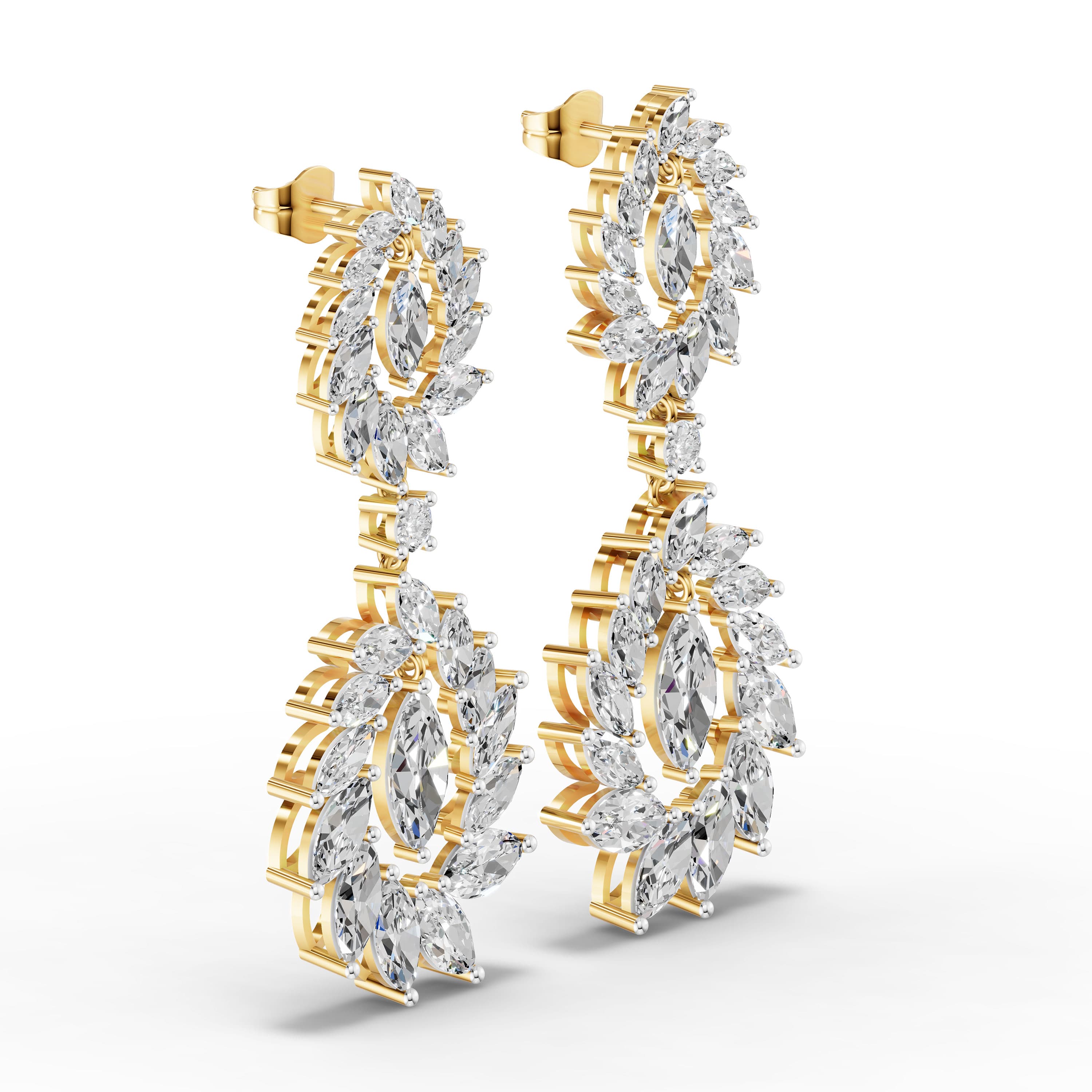 Clarion Marquise Drop Earrings