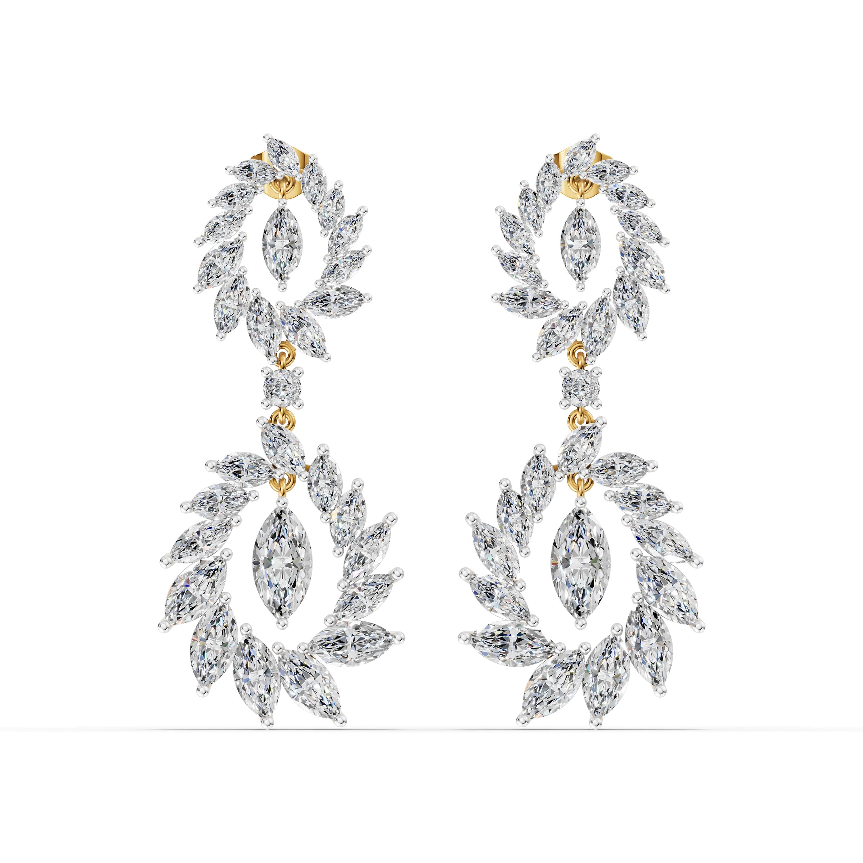 Clarion Marquise Drop Earrings