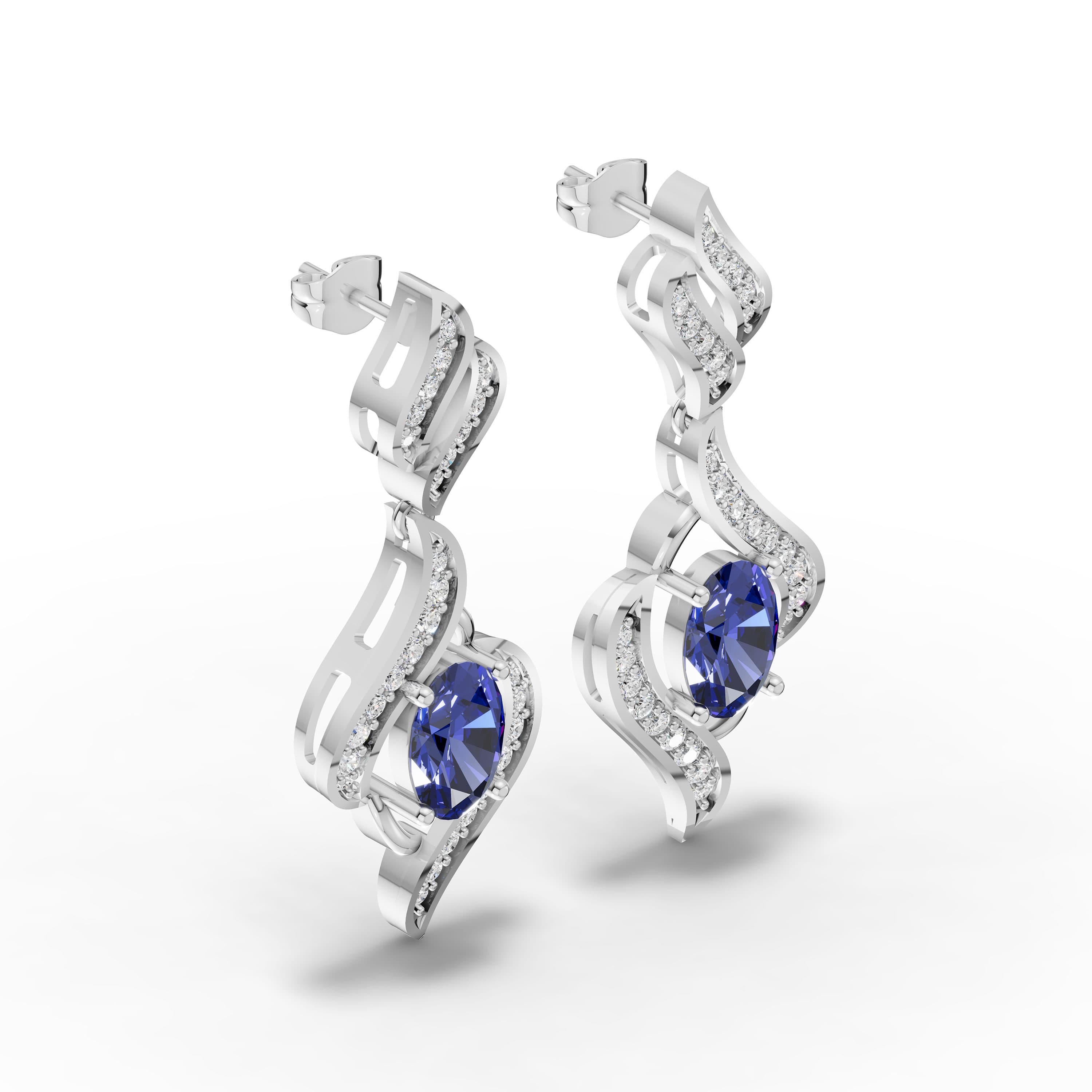 Bows Drop Earrings