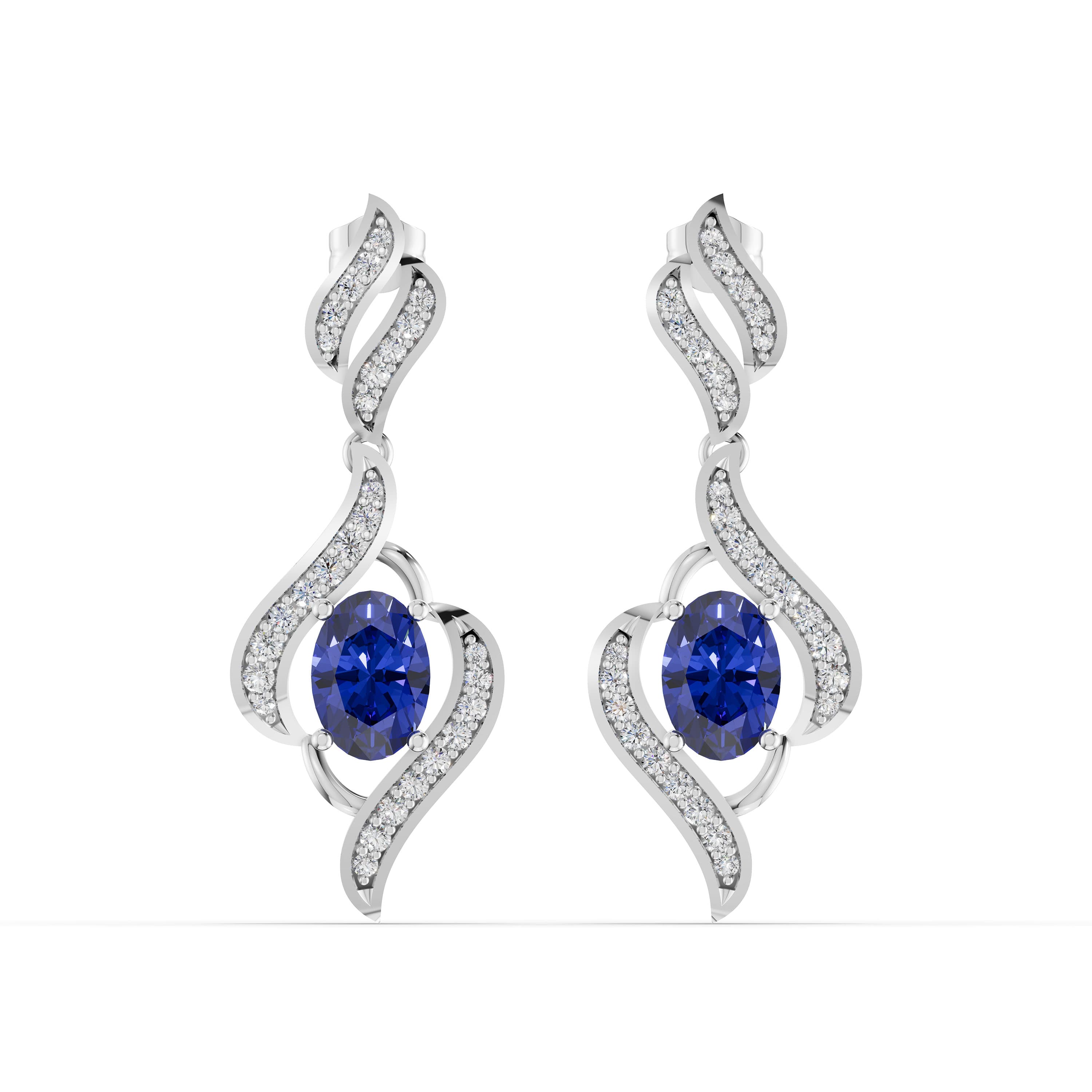 Bows Drop Earrings