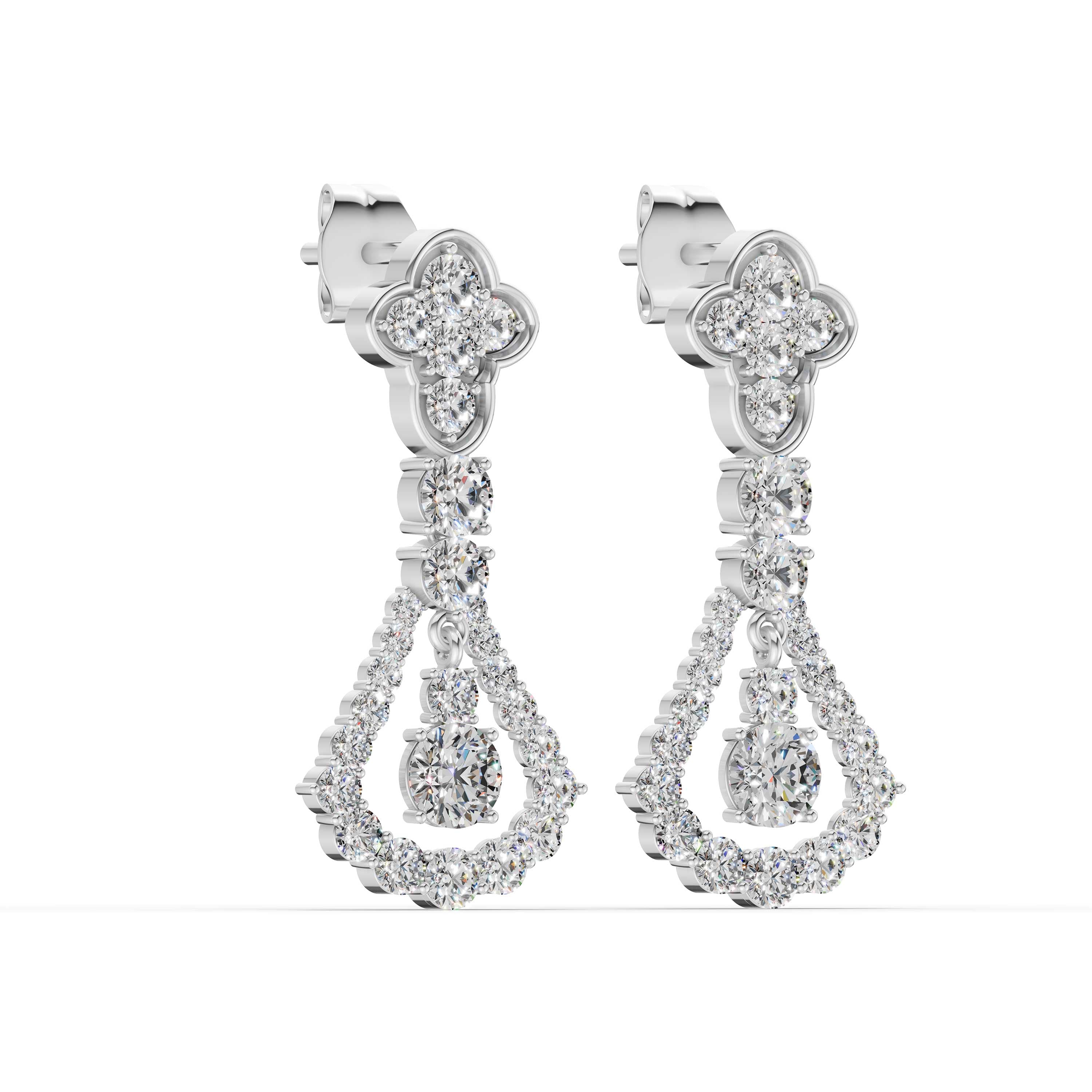 Crescenza Cascade Drop Earrings