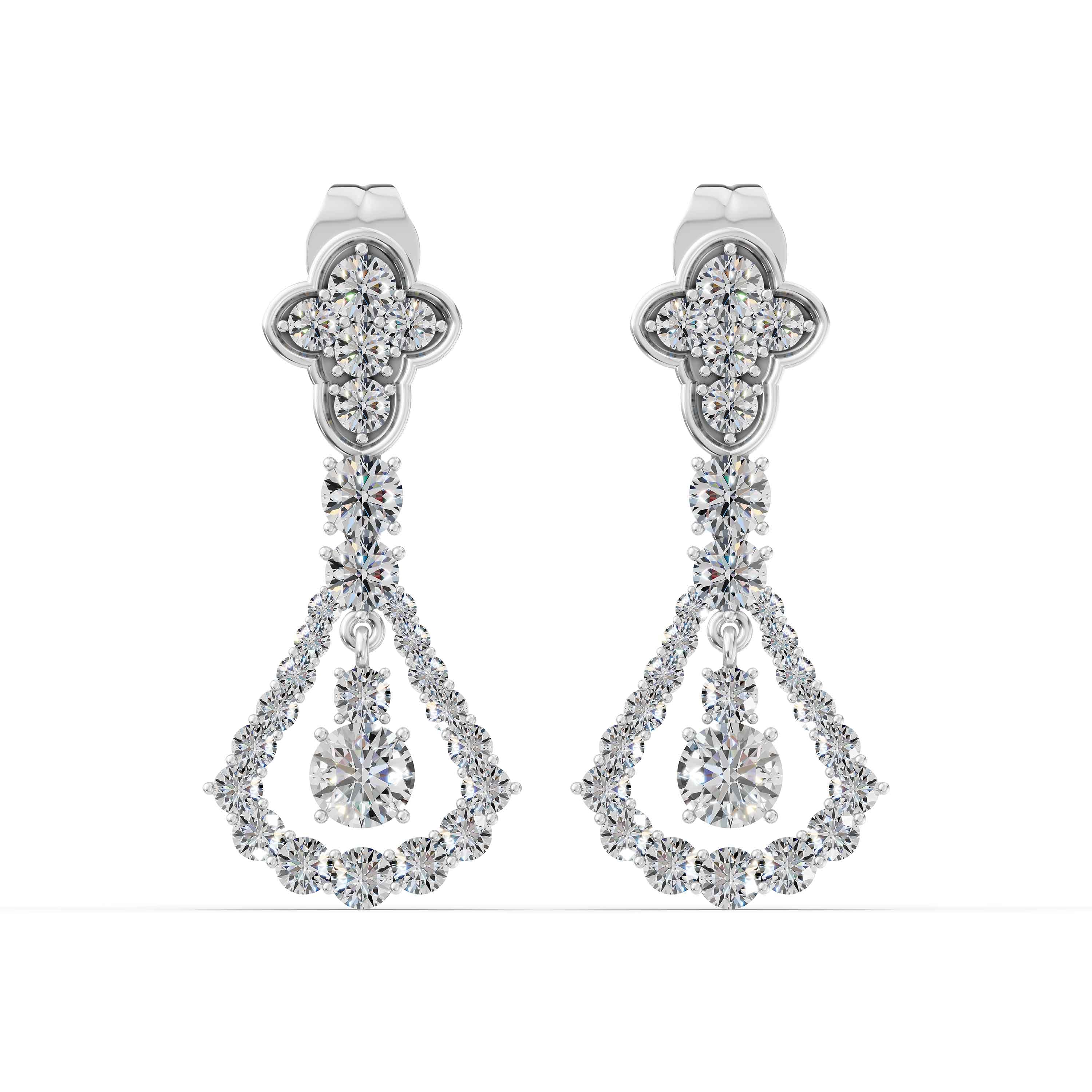 Crescenza Cascade Drop Earrings