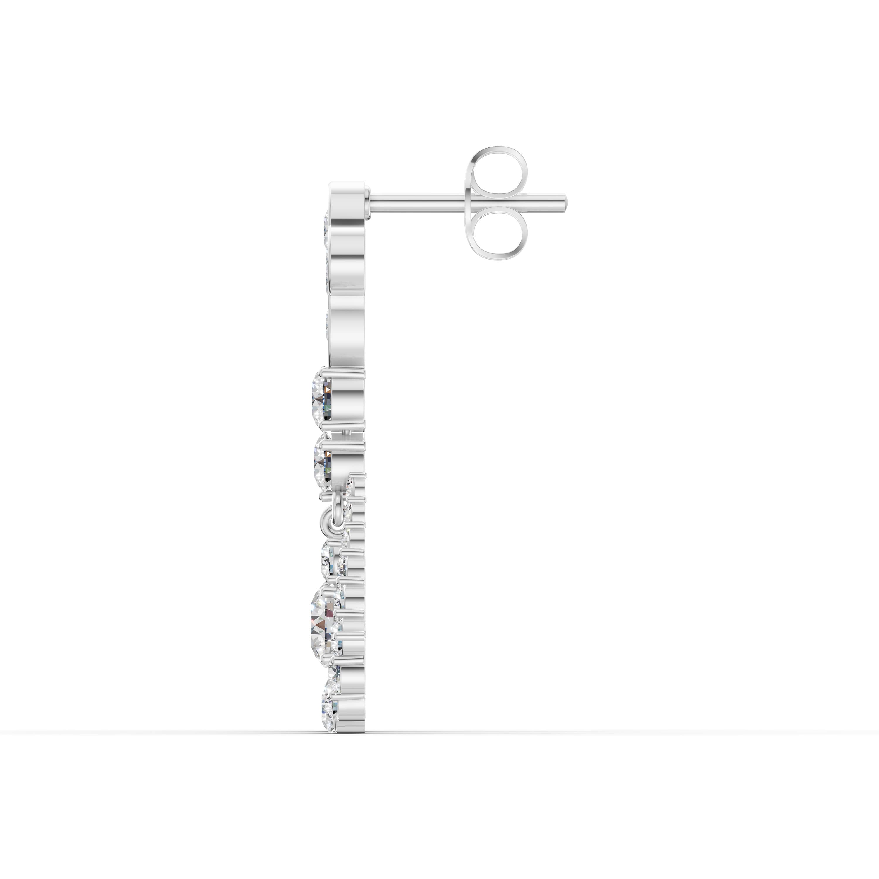 Crescenza Cascade Drop Earrings