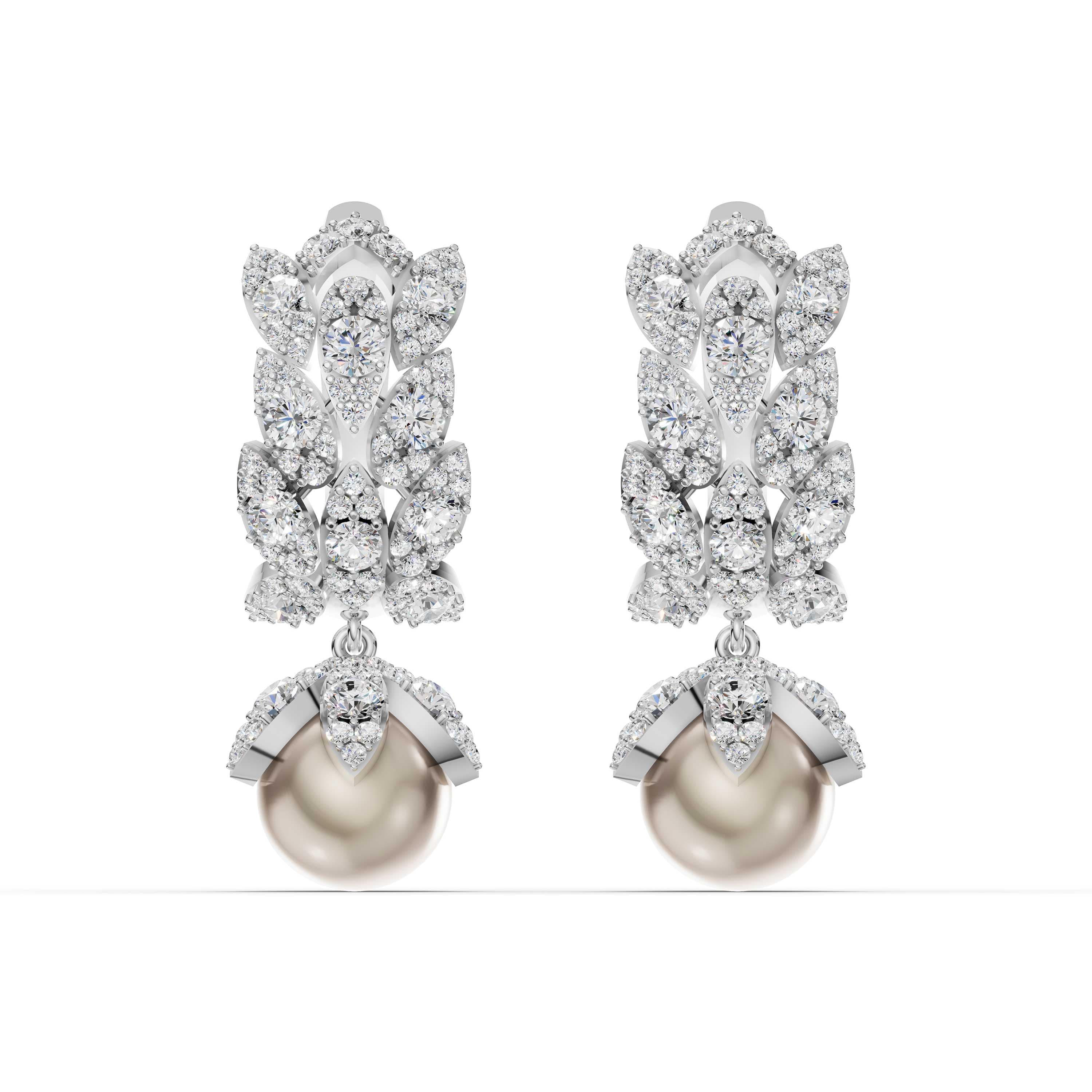 Etude Pave Drop Earrings