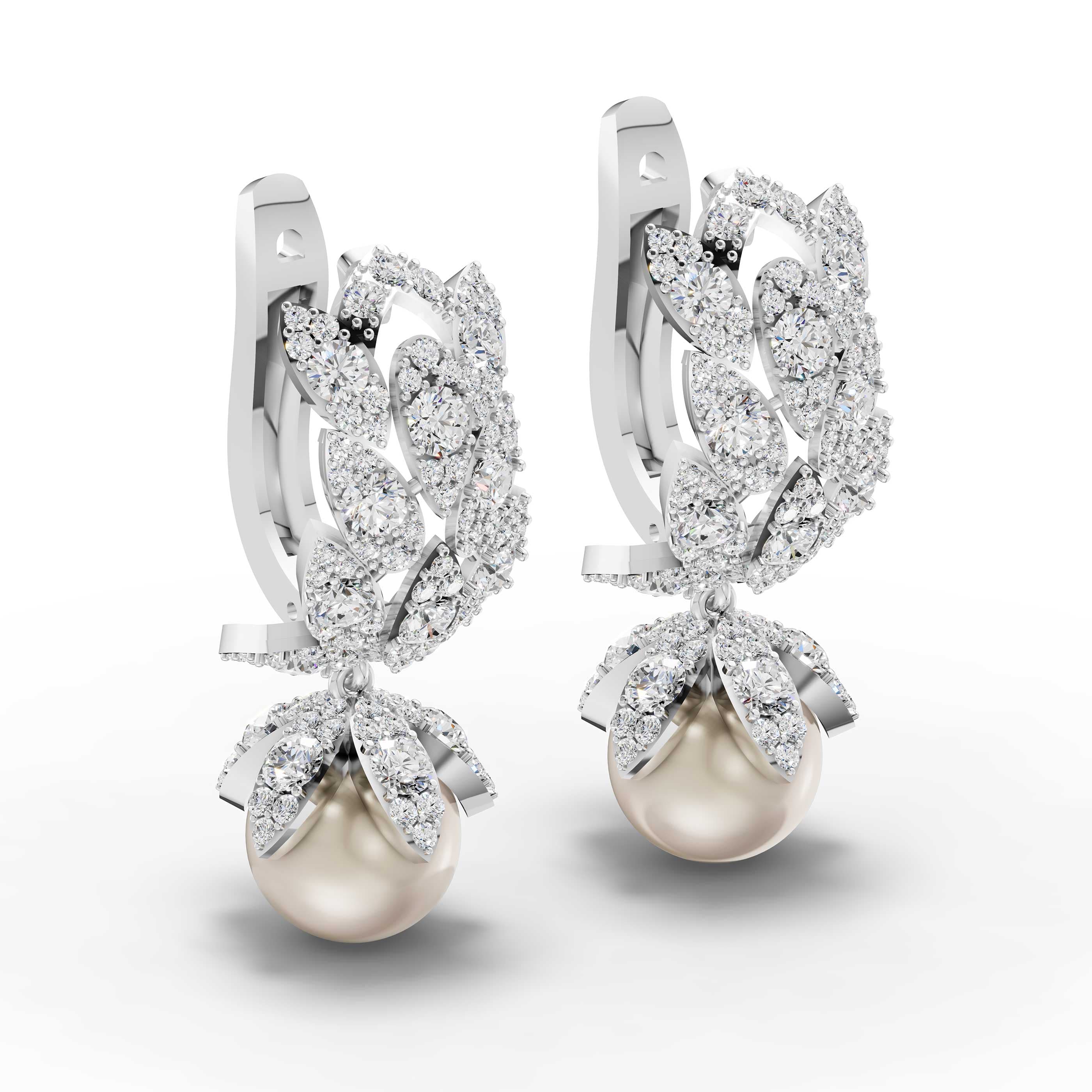 Etude Pave Drop Earrings