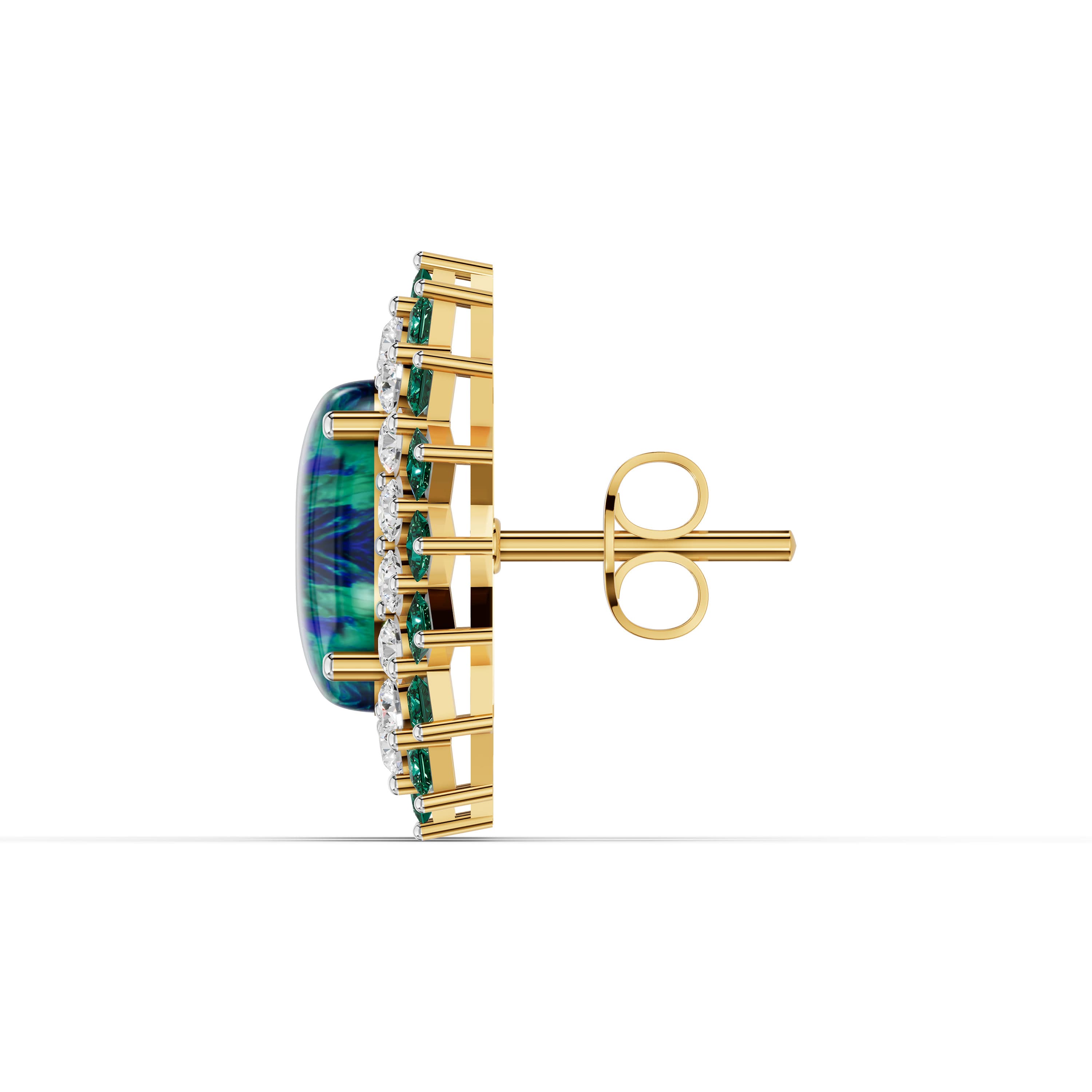 Flick Emerald Earrings