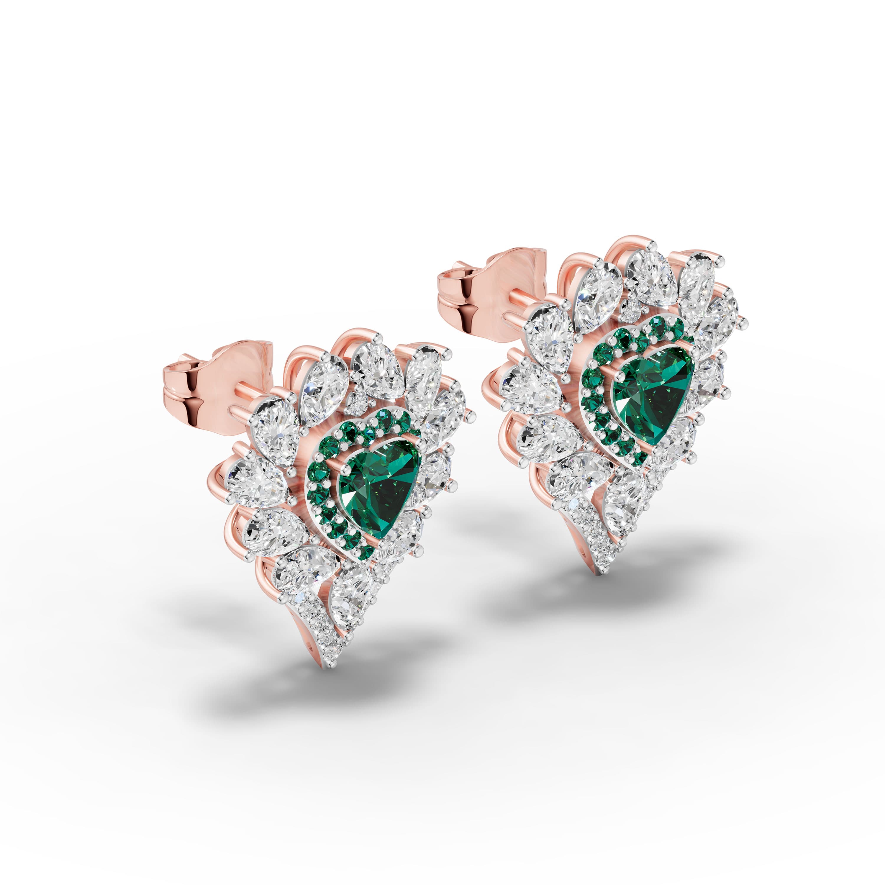 Fete Pear Cluster Earrings