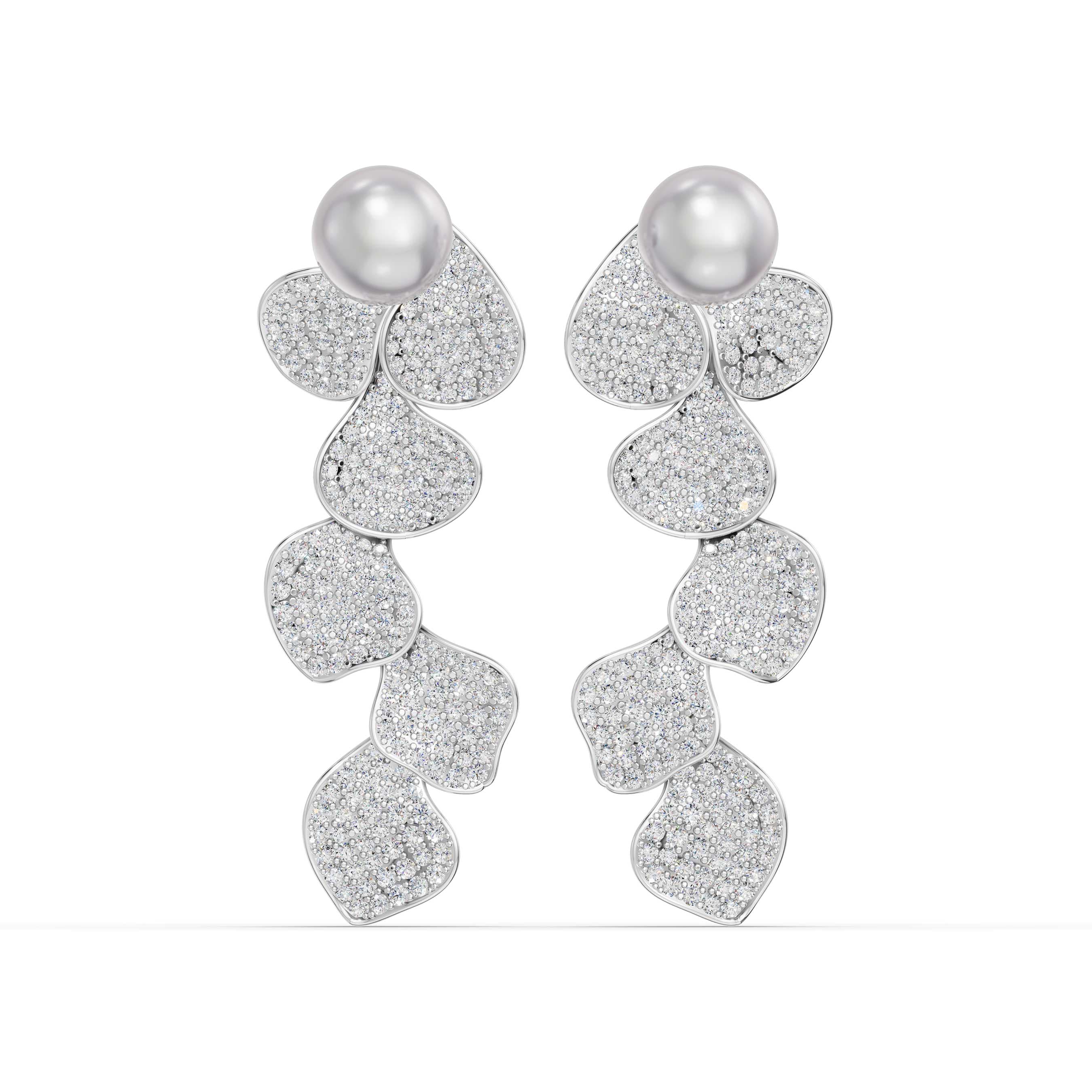 Nebula Cascade Drop Earrings
