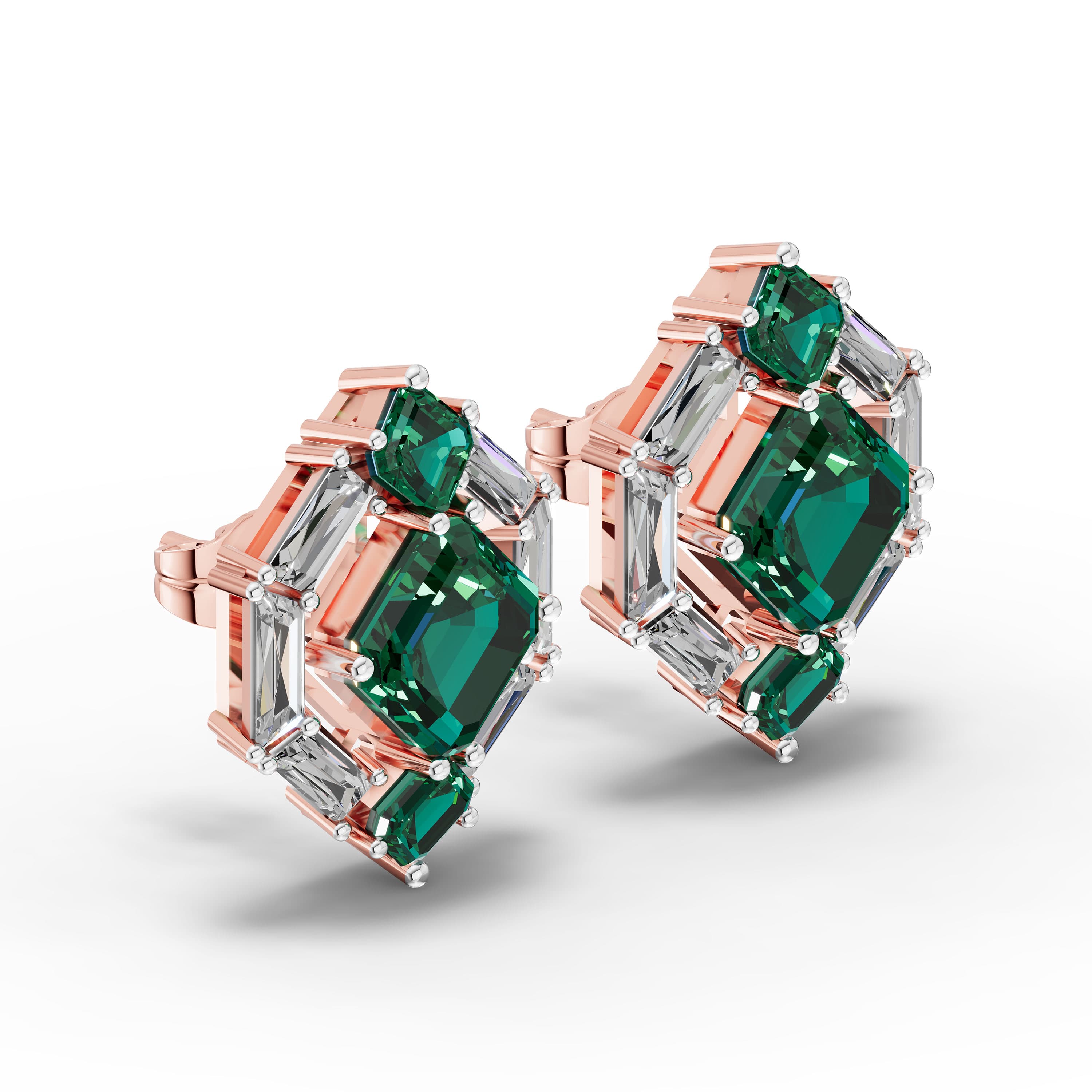 Bastion Baguette Earrings