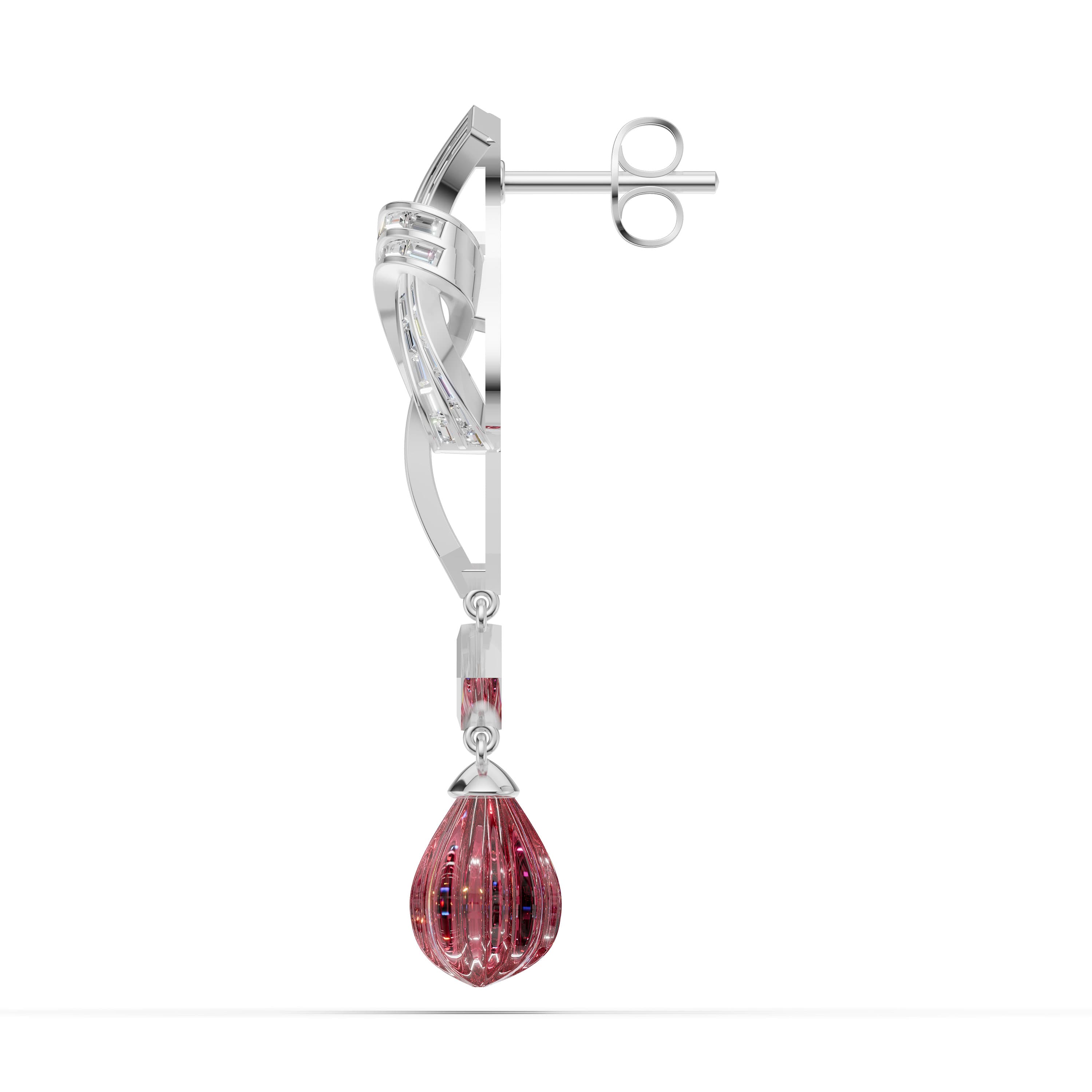 Parsec Baguette Drop Earrings