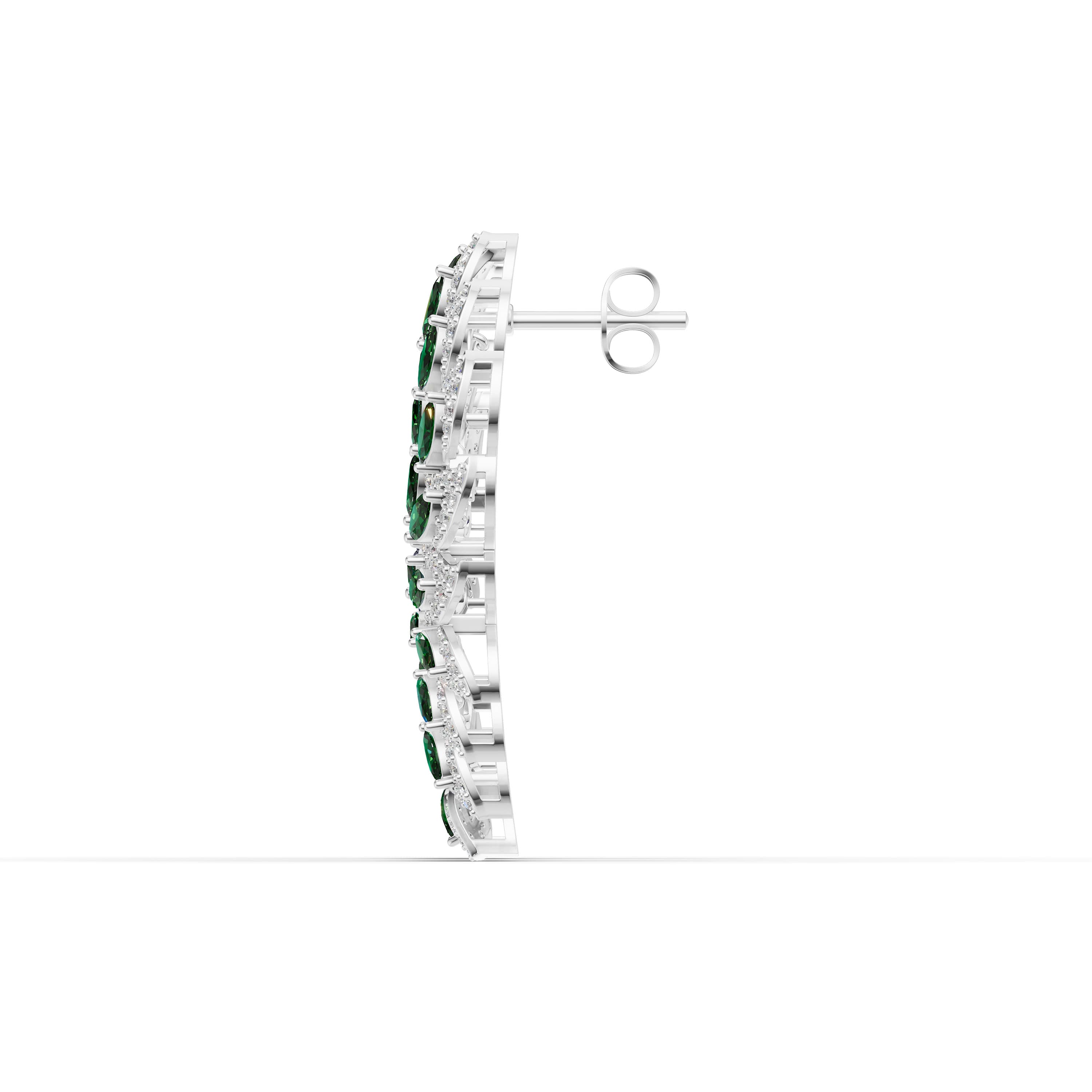 Novara Emerald Drop Earrings