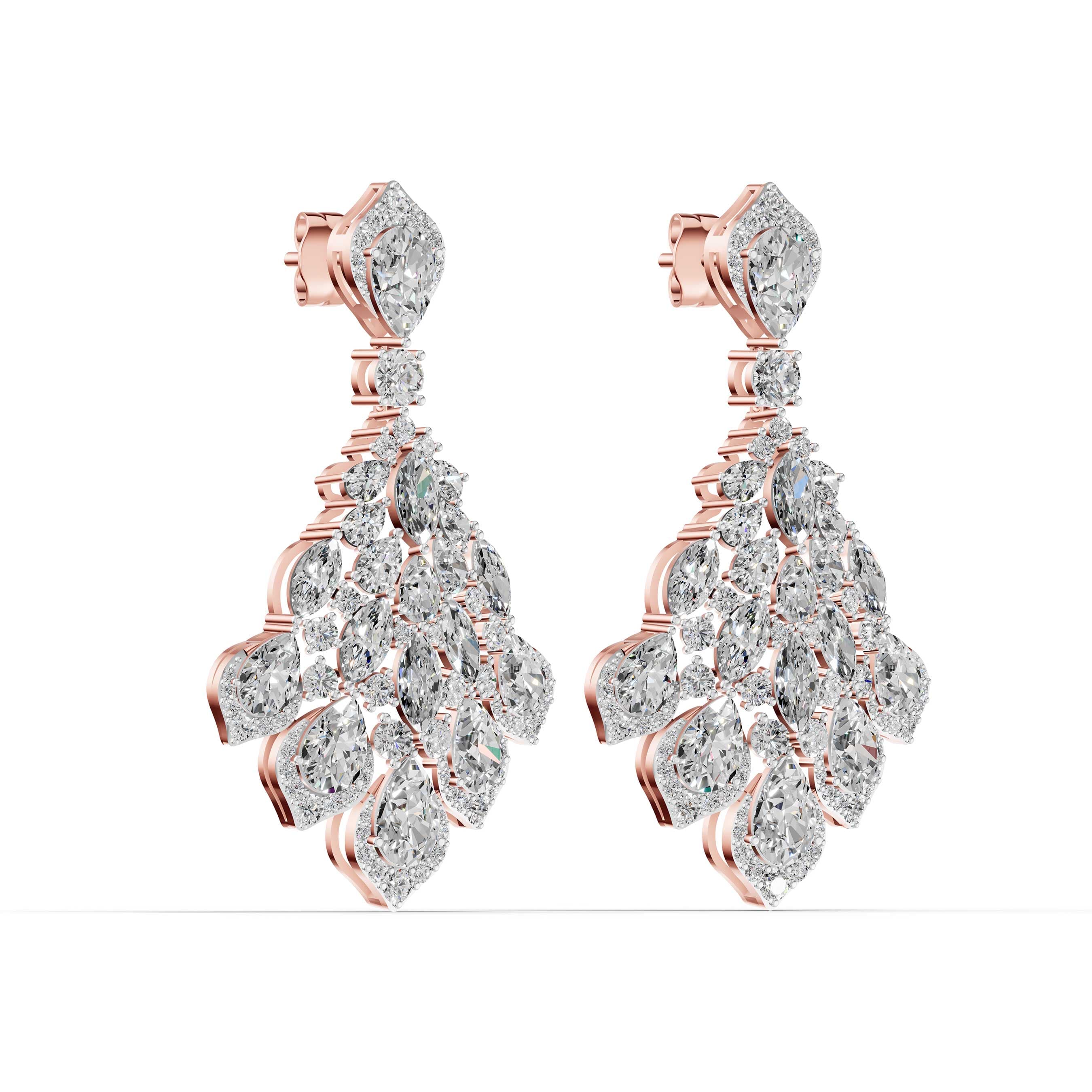 Draconid Pear Drop Earrings