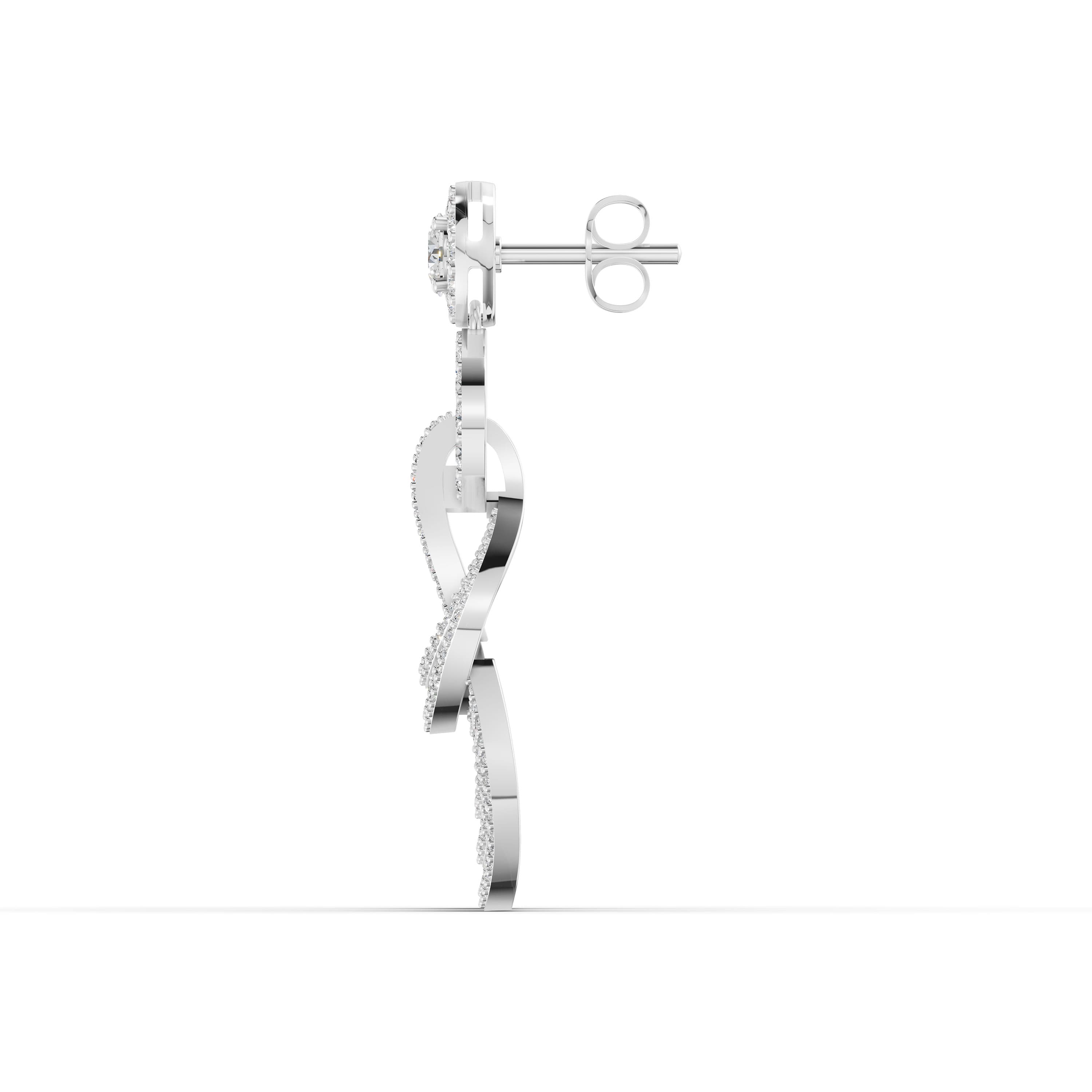 Bourree Baguette Drop Earrings