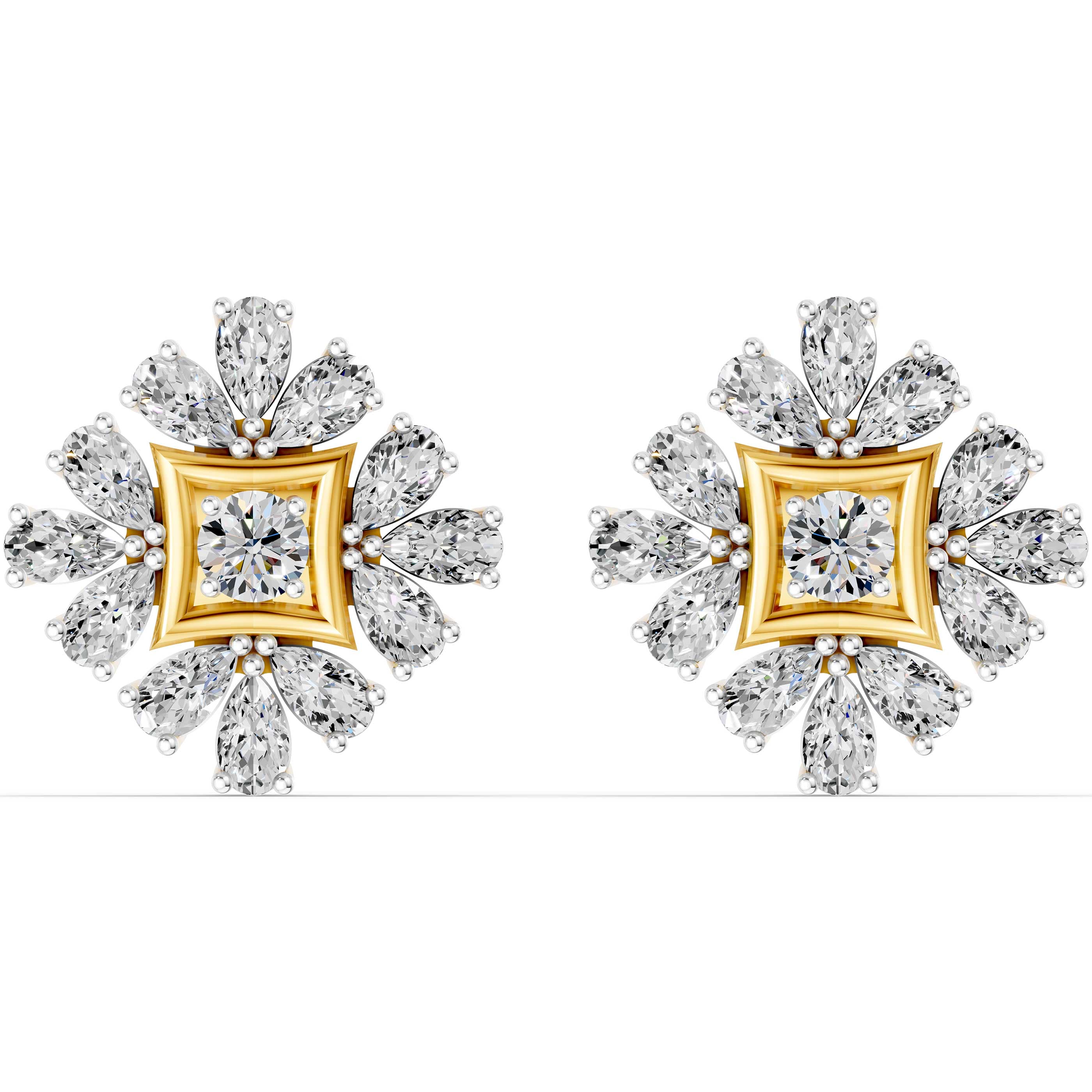 Carnival Pear Cluster Earrings