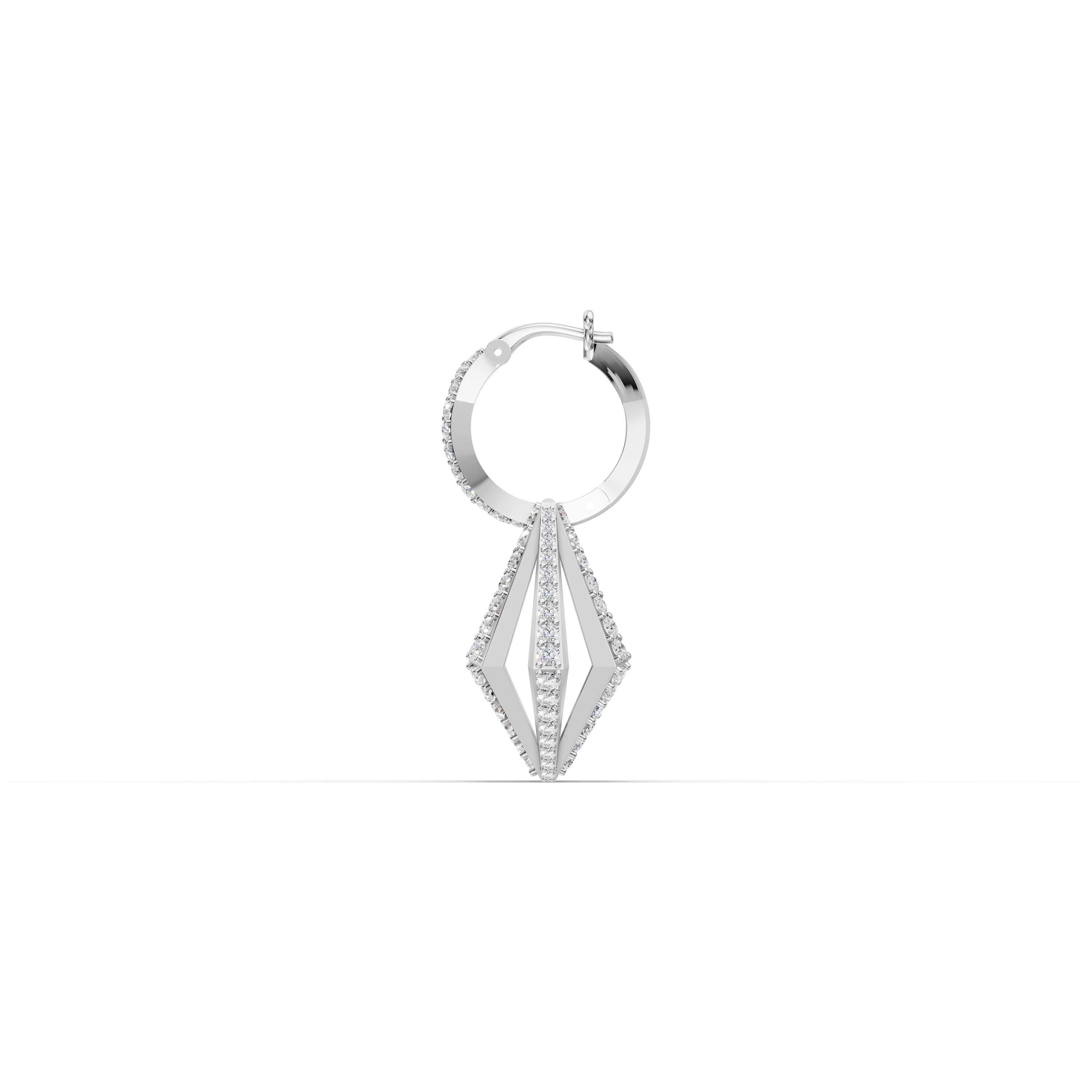 Celesta Round Cluster Earrings