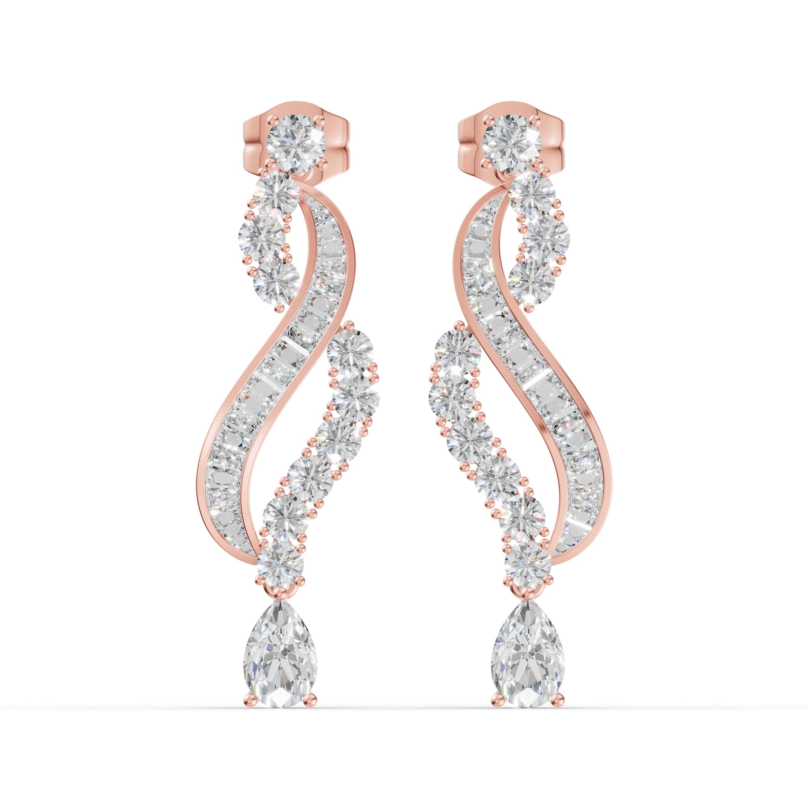 Starling Round Cluster Earrings