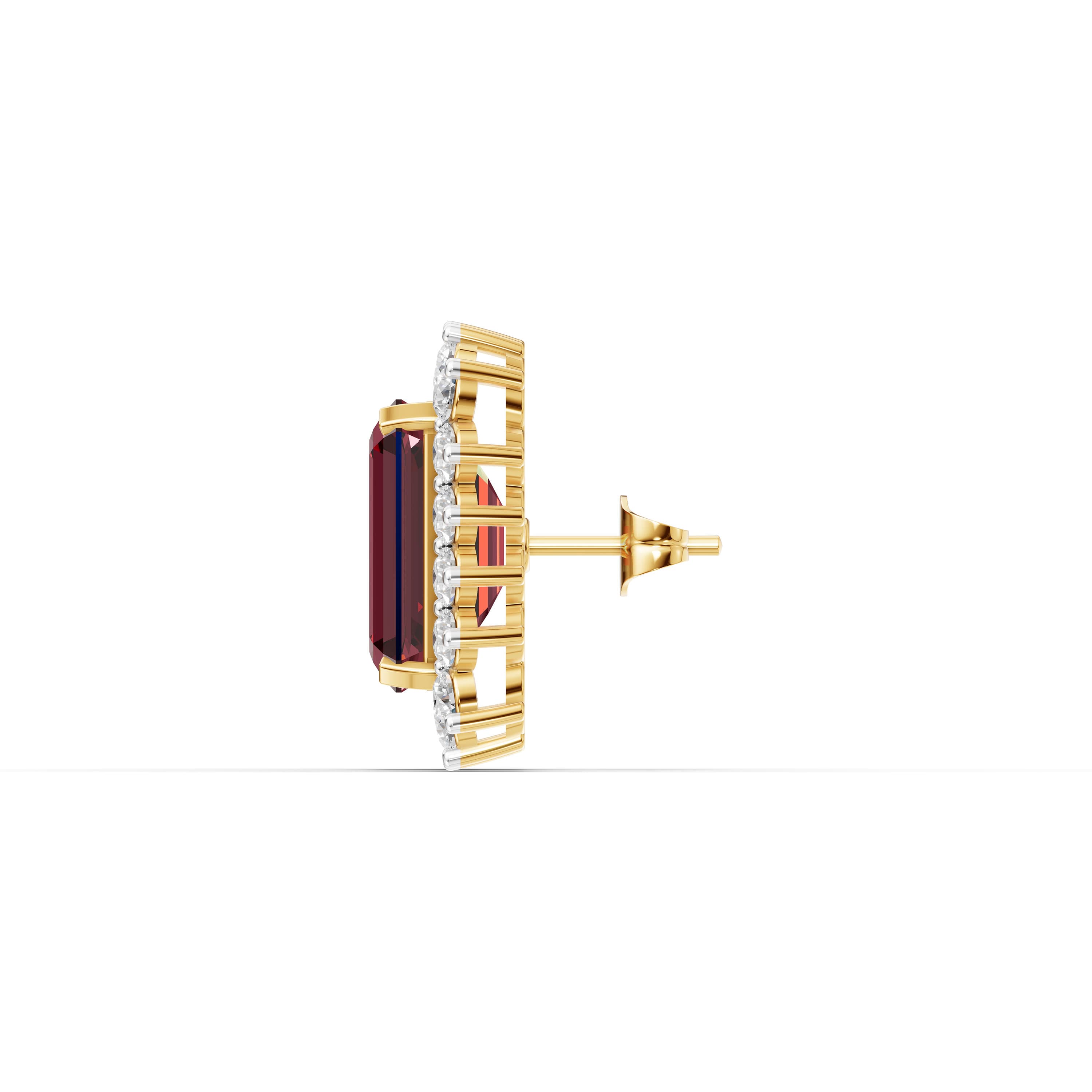 Yseult Halo Drop Earrings
