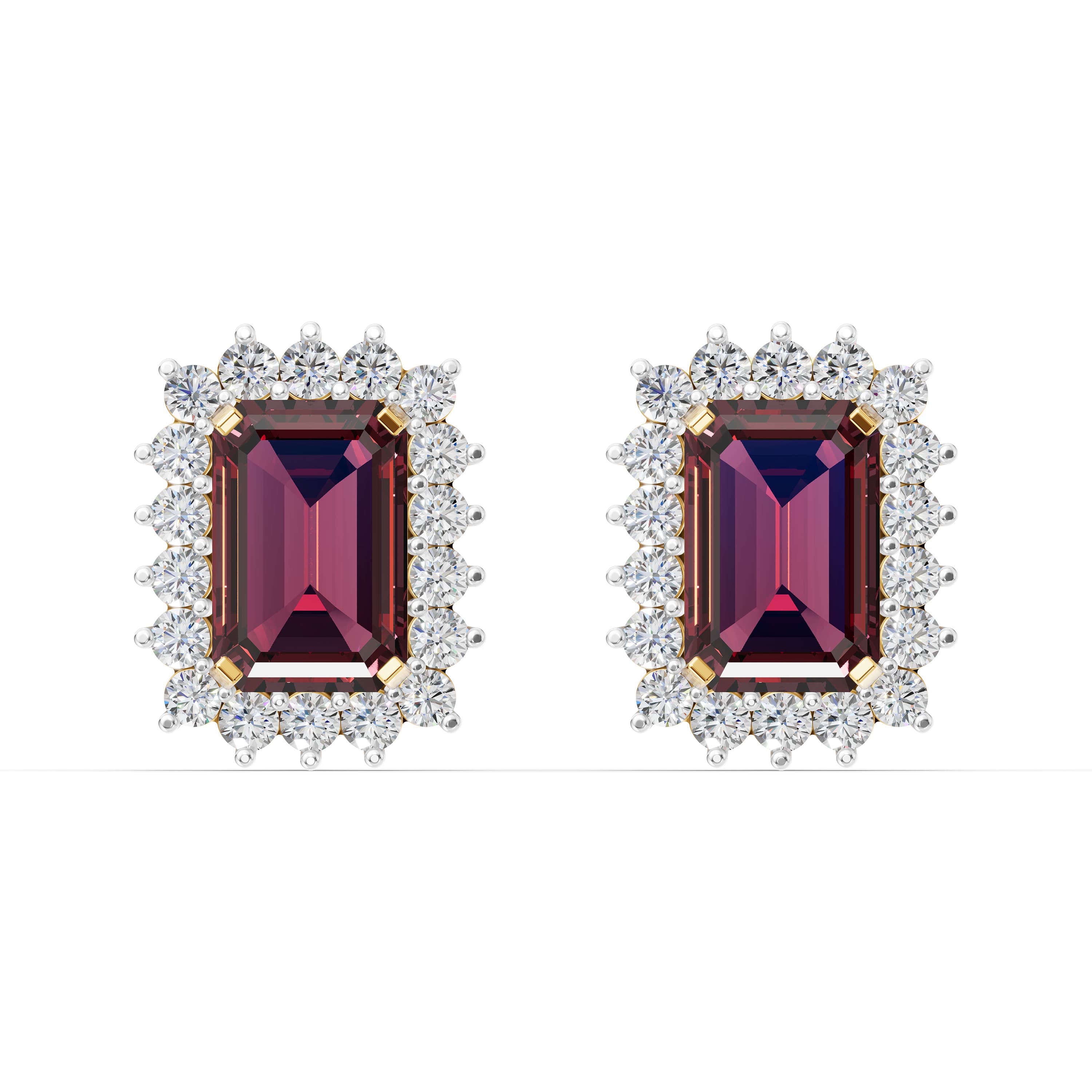 Yseult Halo Drop Earrings