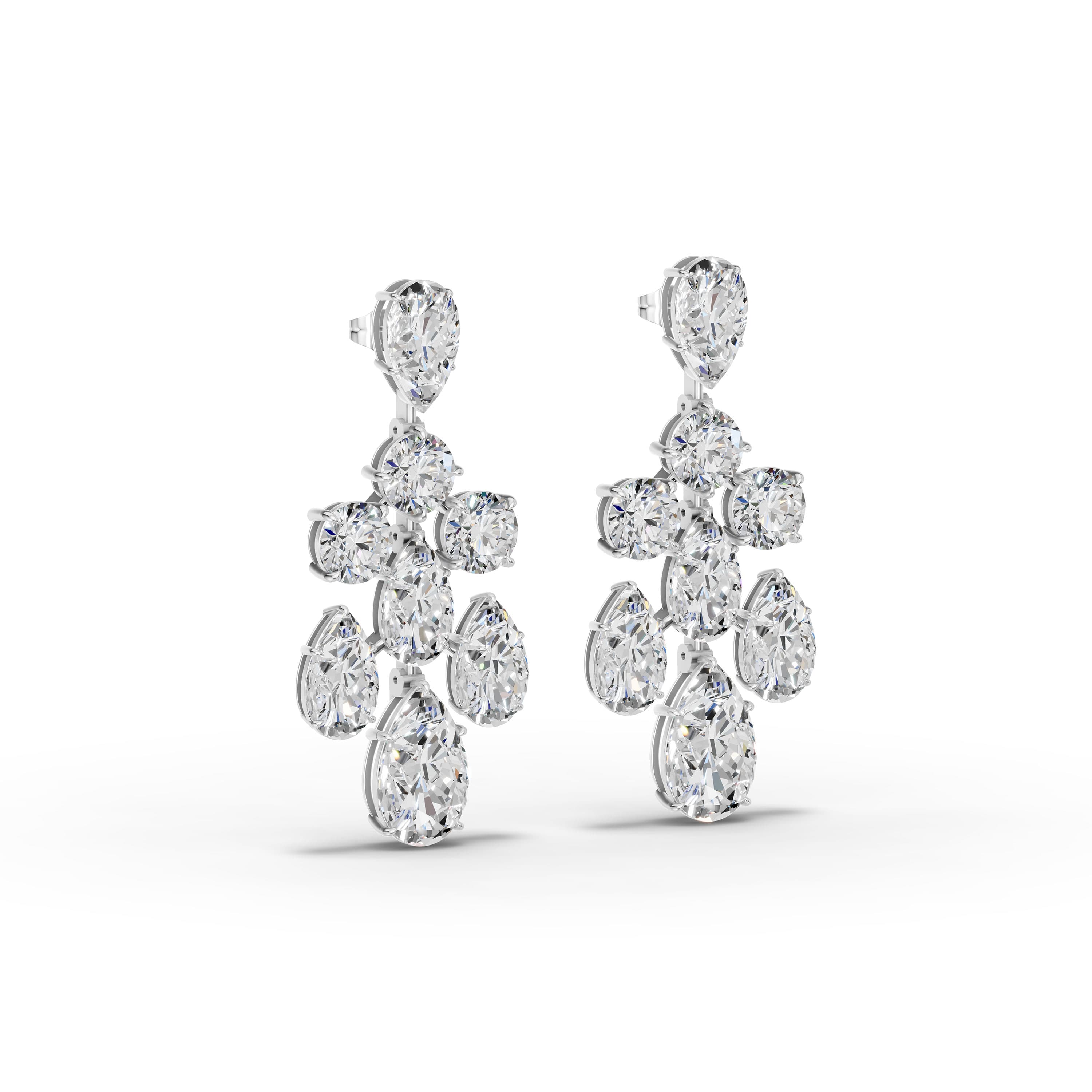 Solveine Pear Grand Drop Earrings