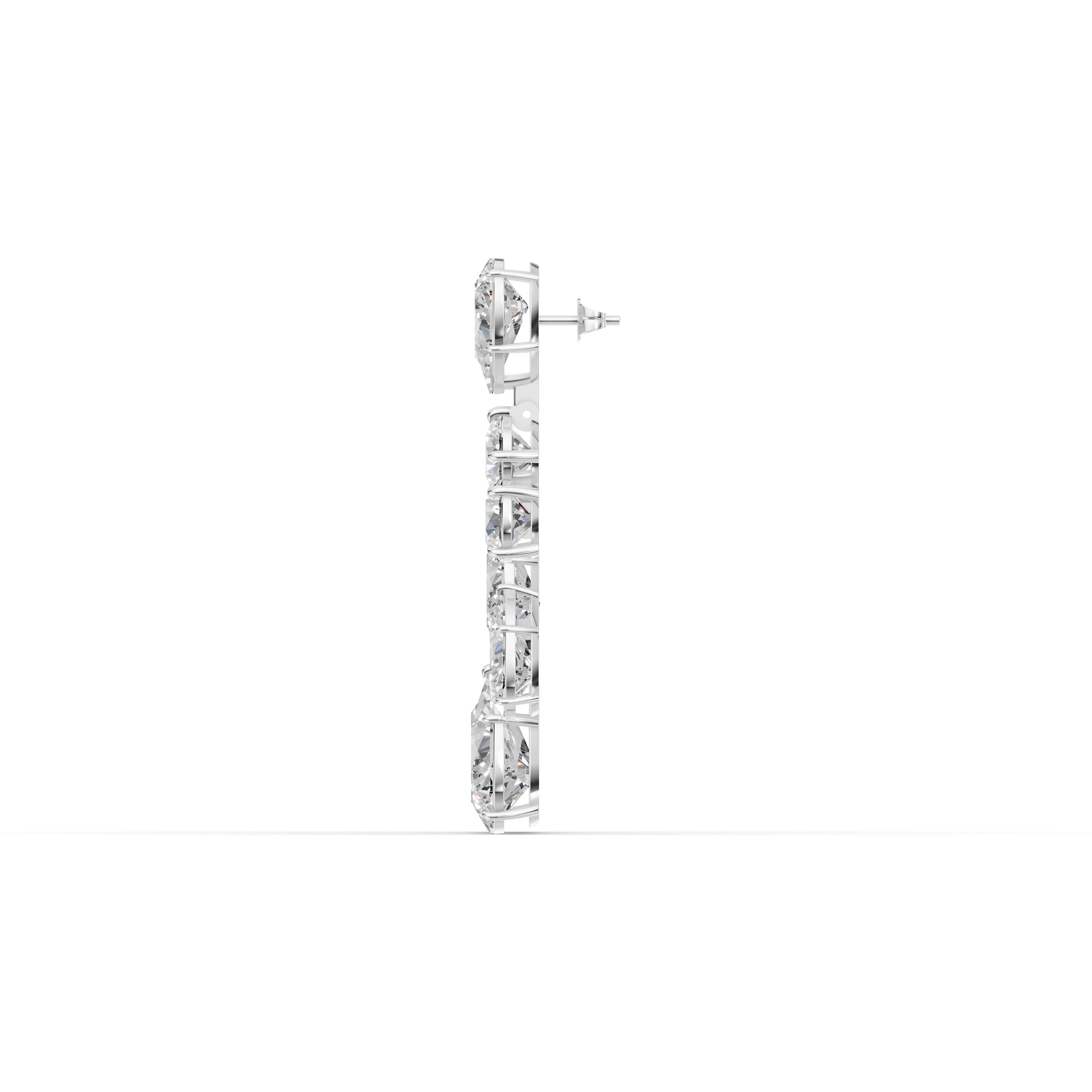 Solveine Pear Grand Drop Earrings