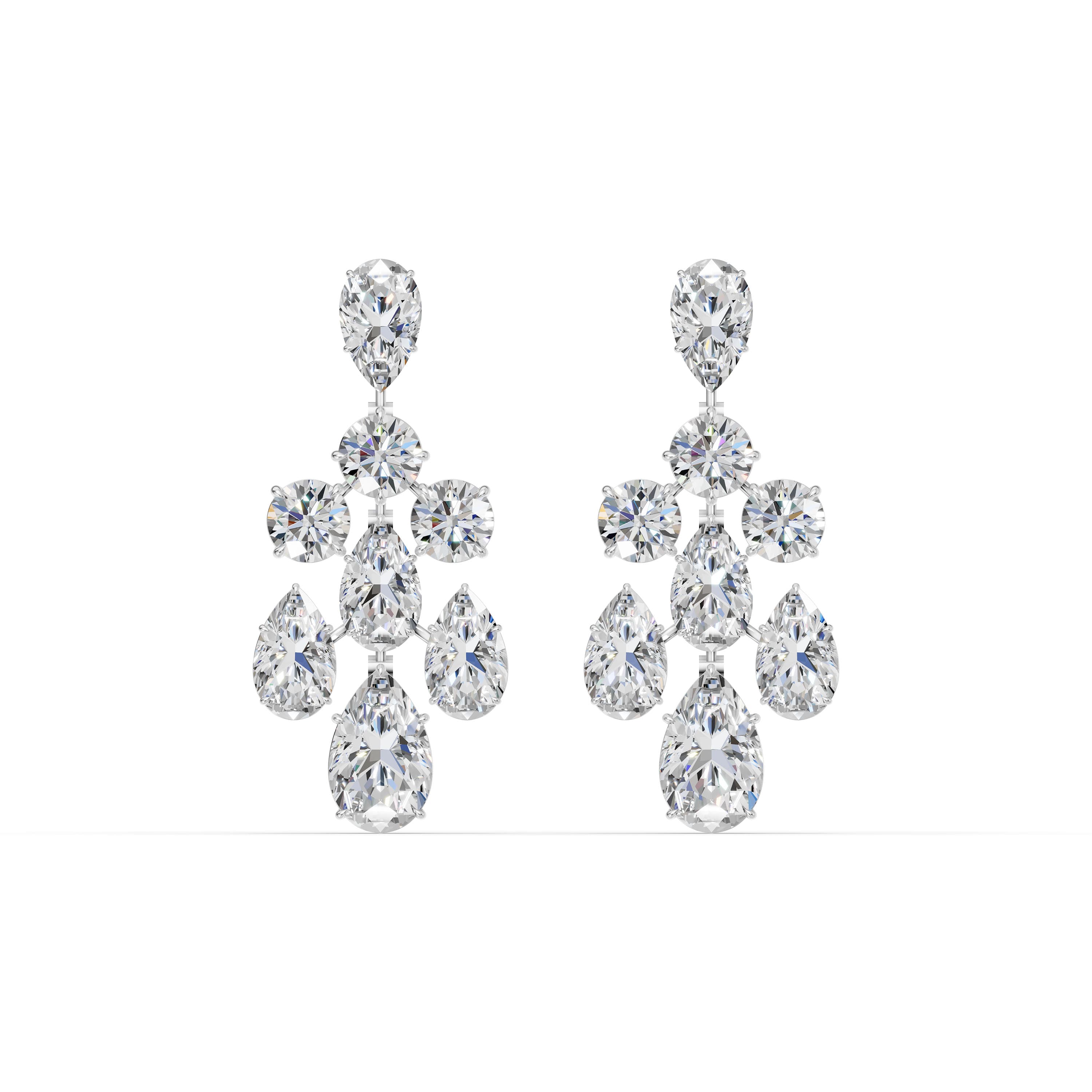 Solveine Pear Grand Drop Earrings