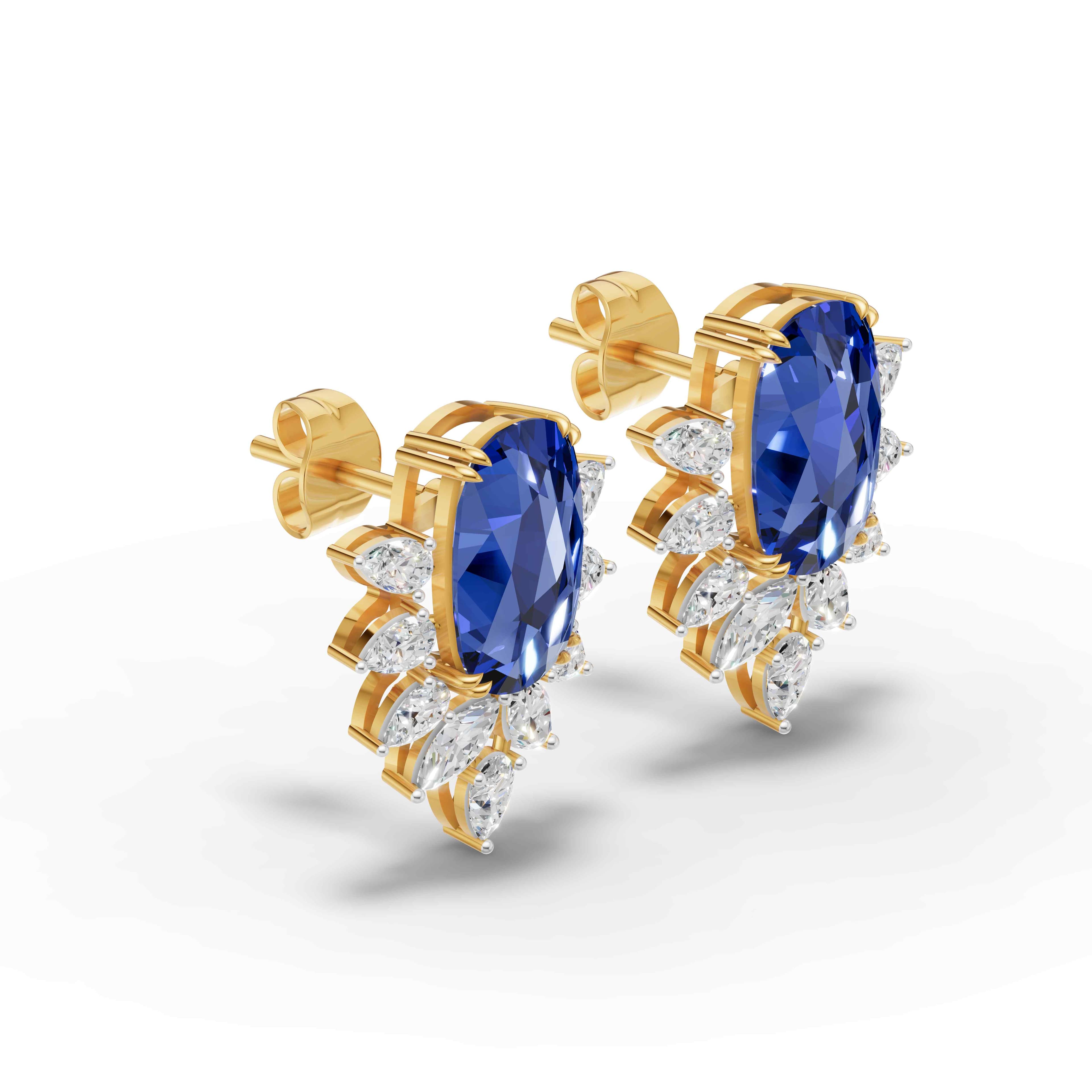 Solenne Pear Drop Earrings